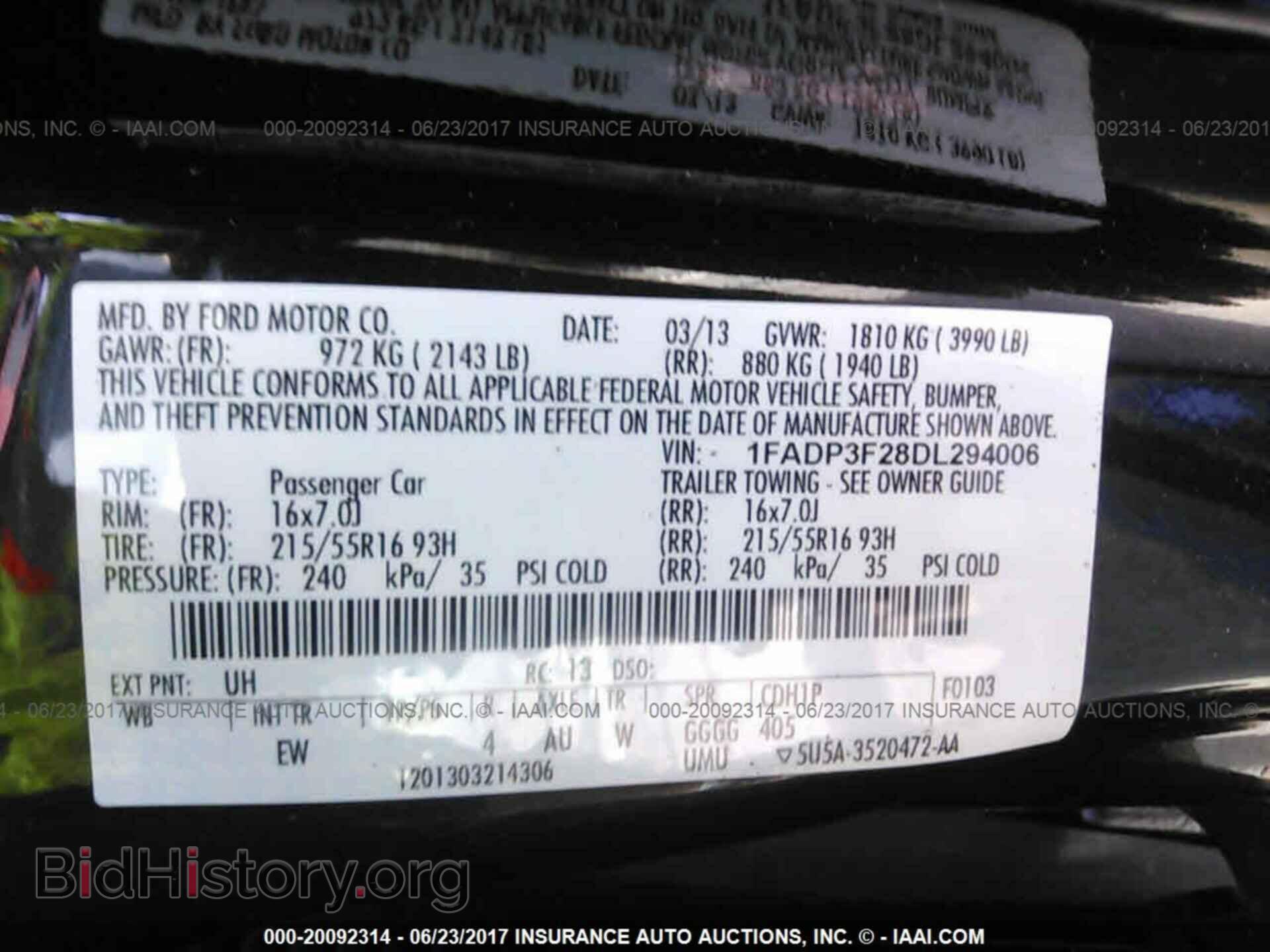2013 Ford Focus - VIN: 1FADP3F28DL294006 - Фото 9