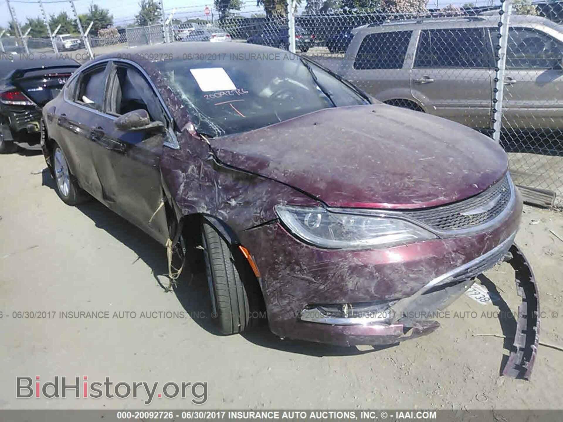 Photo 1C3CCCAB4FN698537 - Chrysler 200 2015