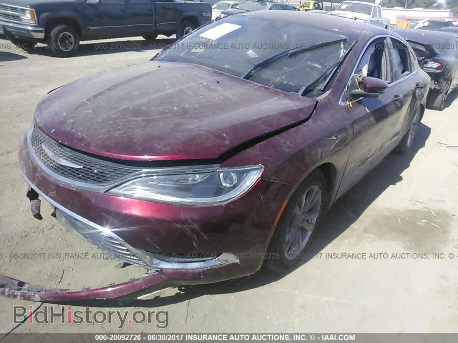 2015 Chrysler 200 - VIN: 1C3CCCAB4FN698537 - Photo 2