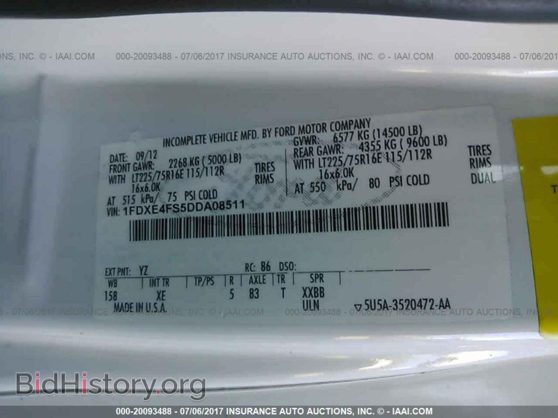 2013 Ford Econoline - VIN: 1FDXE4FS5DDA08511 - Фото 9