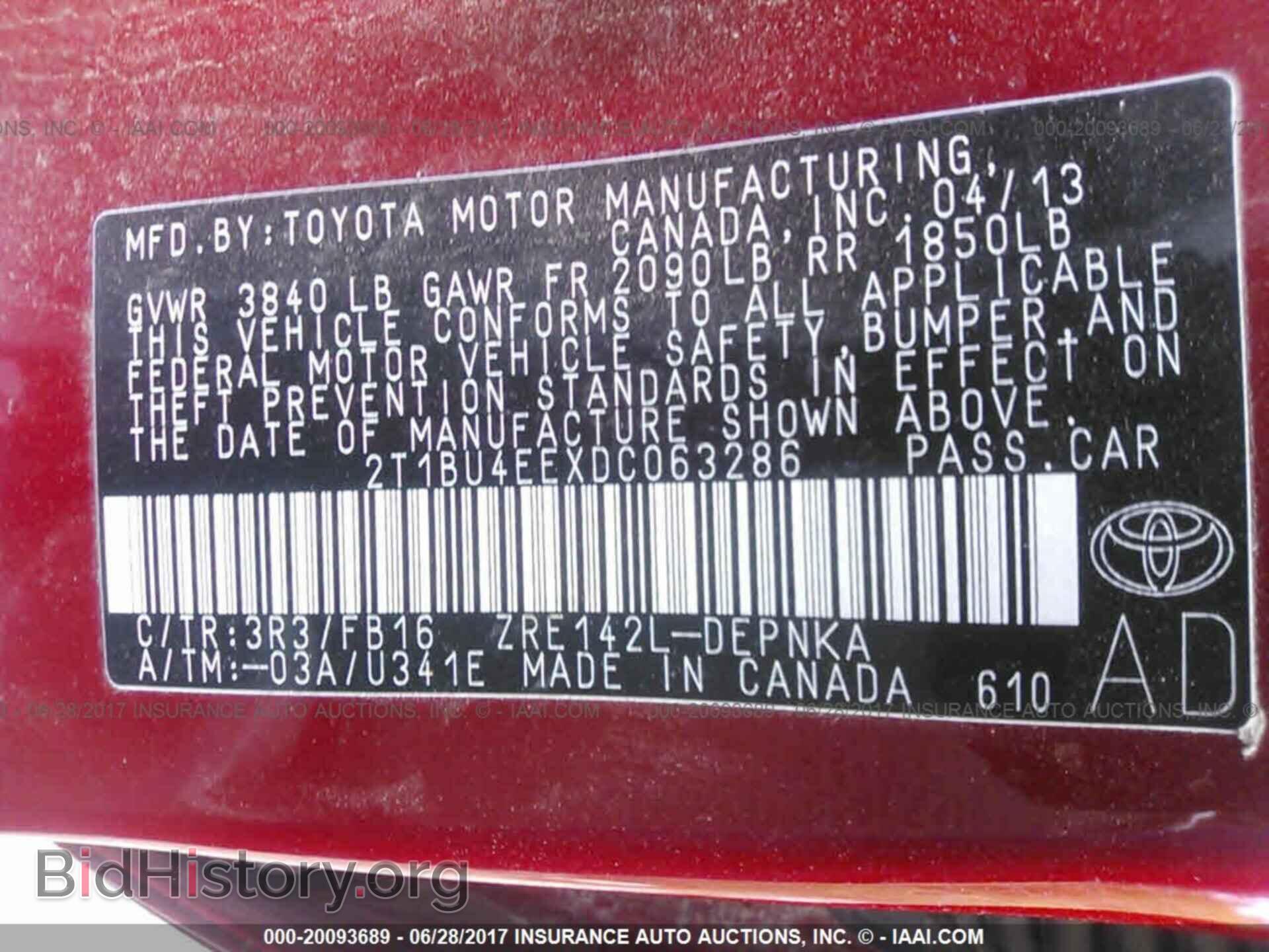 2013 Toyota Corolla - VIN: 2T1BU4EEXDC063286 - Photo 9