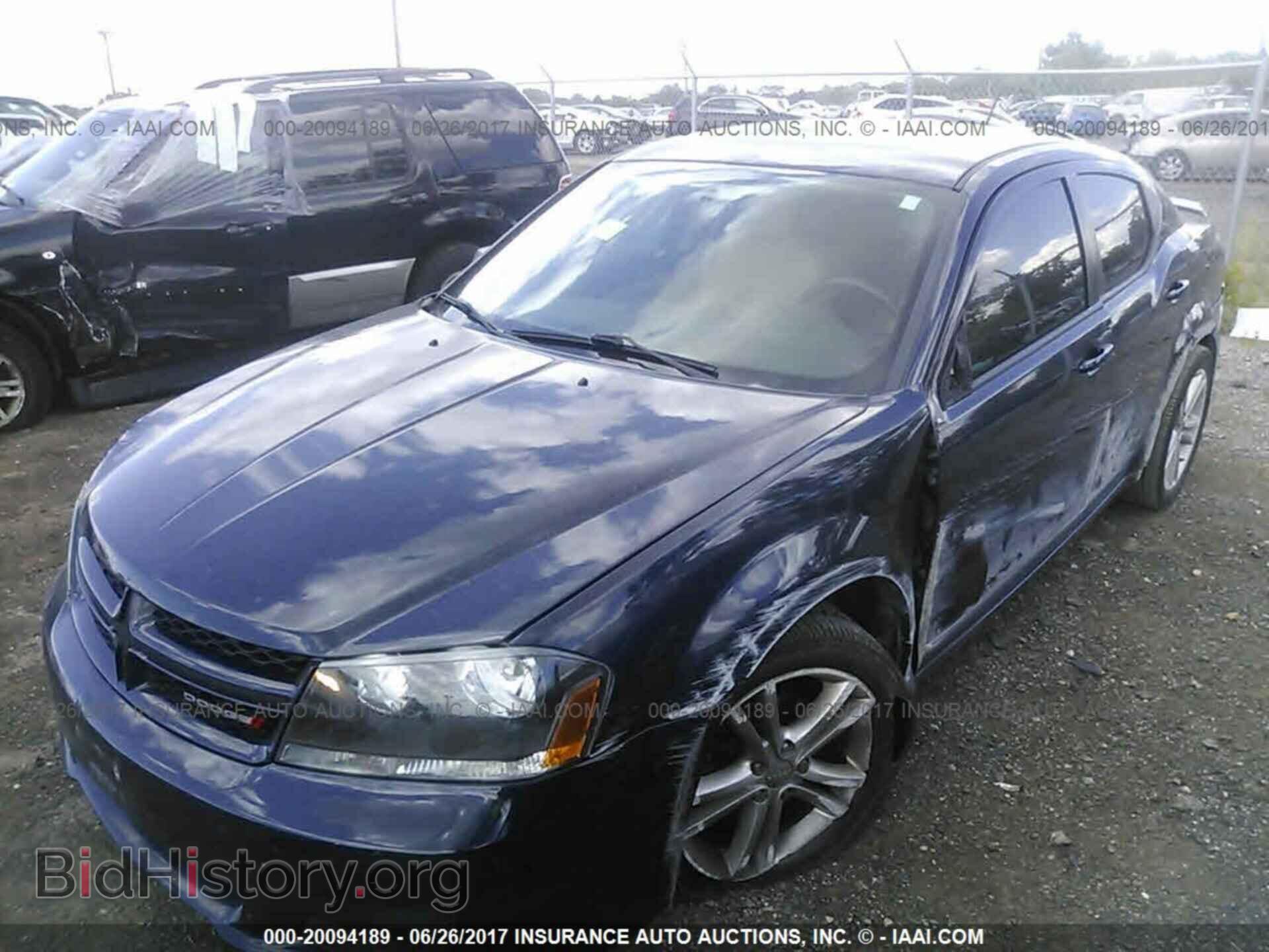 2014 Dodge Avenger - VIN: 1C3CDZAB4EN139696 - Фото 2