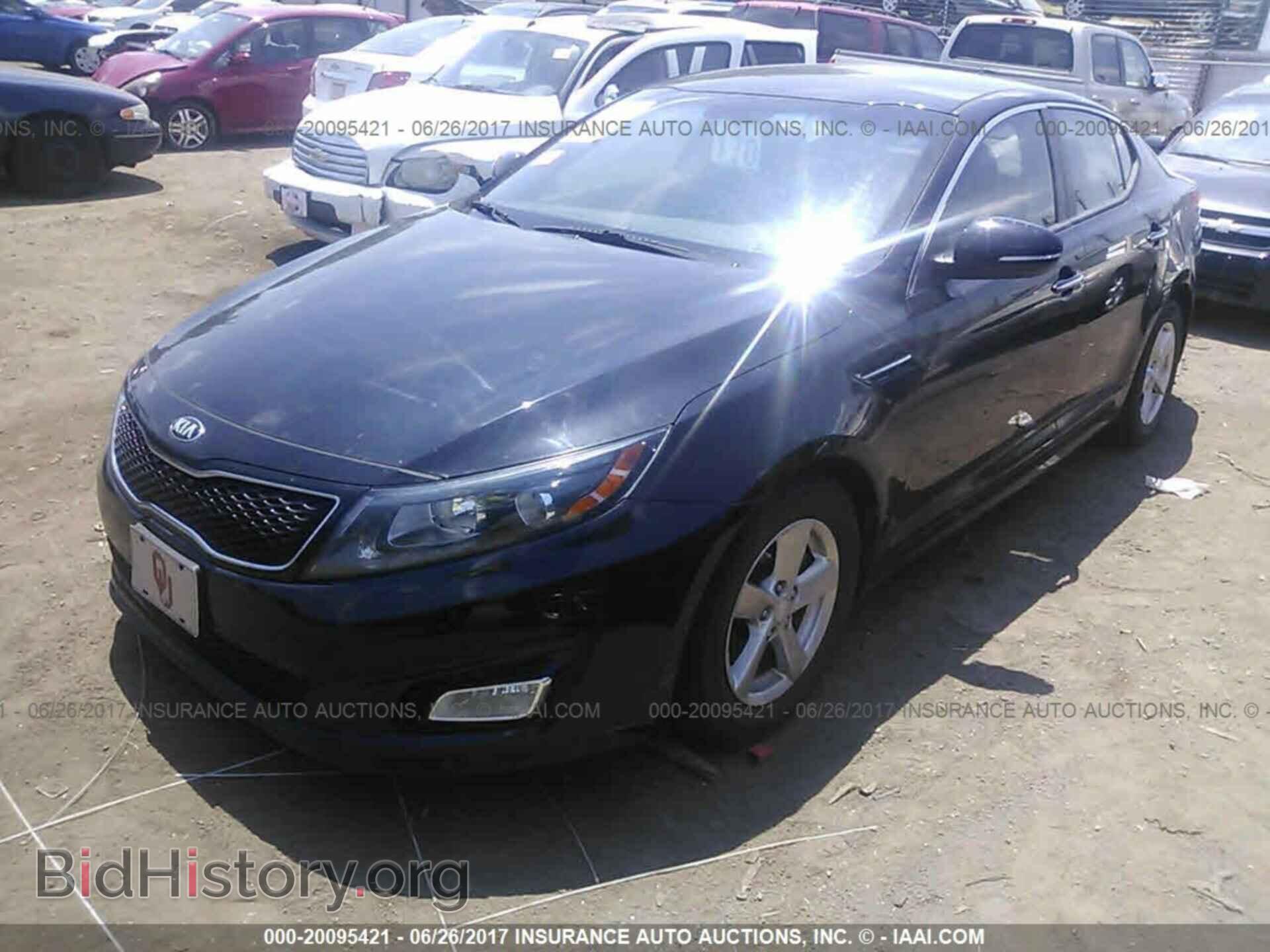2015 Kia Optima - VIN: 5XXGM4A78FG488885 - Фото 2