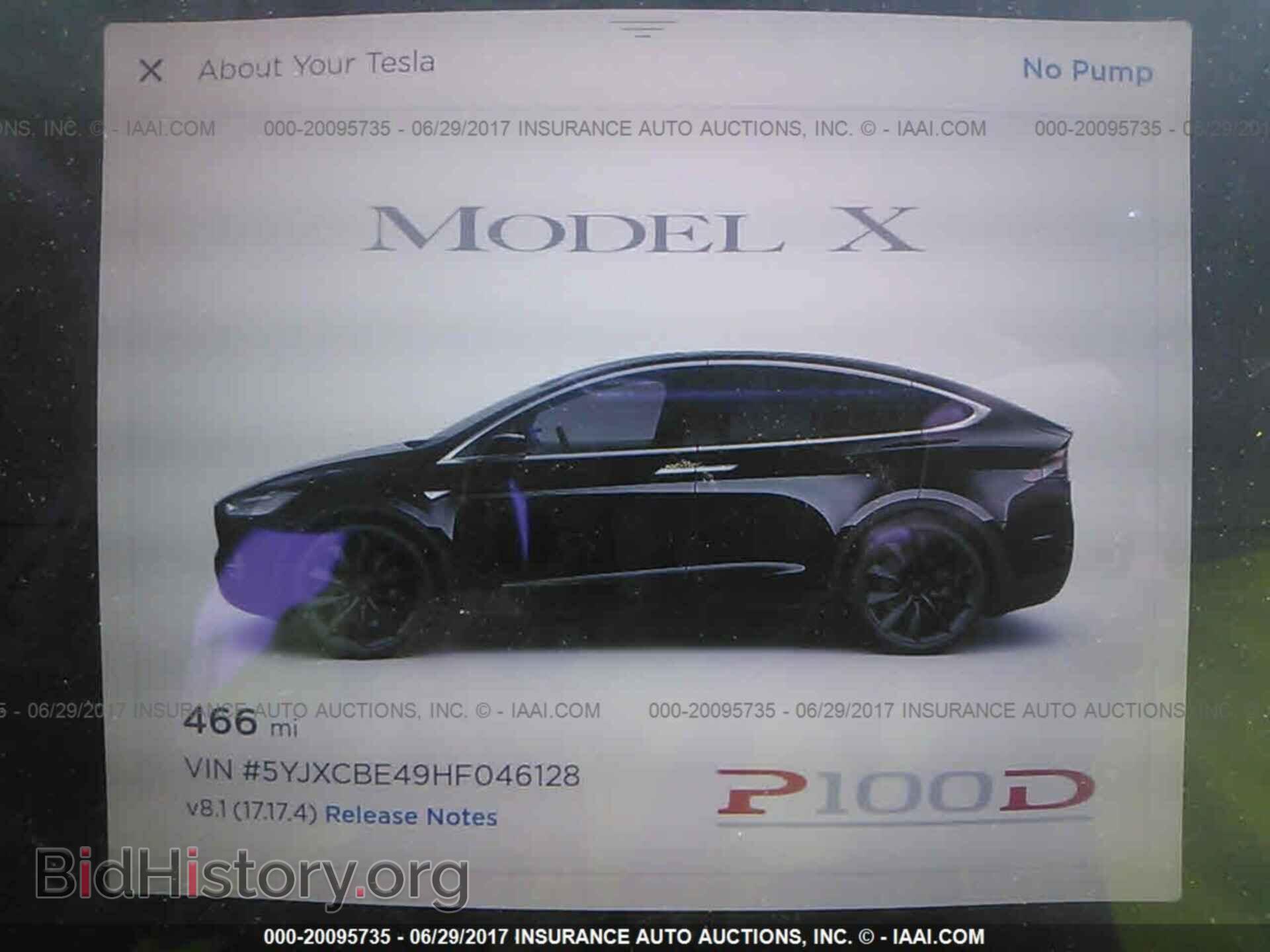 2017 Tesla Model x - VIN: 5YJXCBE49HF046128 - Фото 7