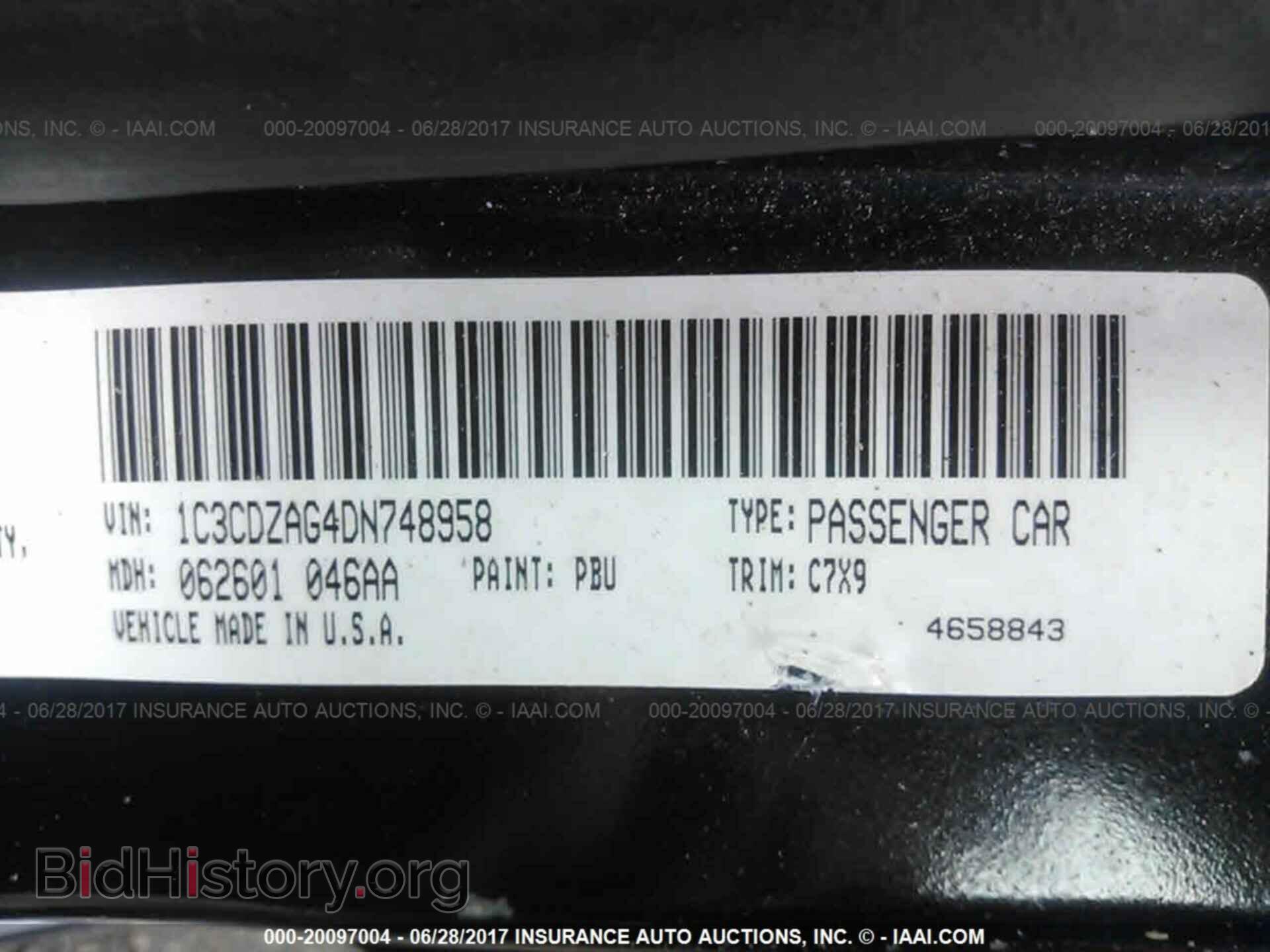 2013 Dodge Avenger - VIN: 1C3CDZAG4DN748958 - Фото 9