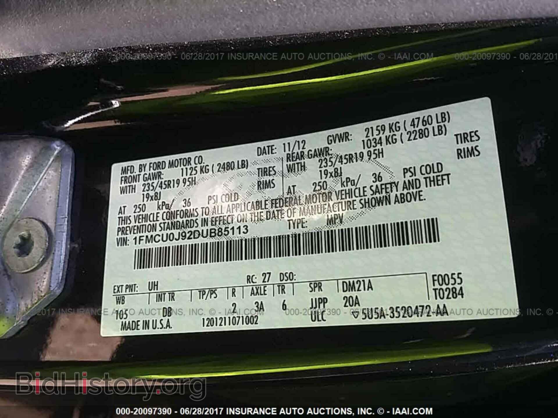 2013 Ford Escape - VIN: 1FMCU0J92DUB85113 - Photo 9