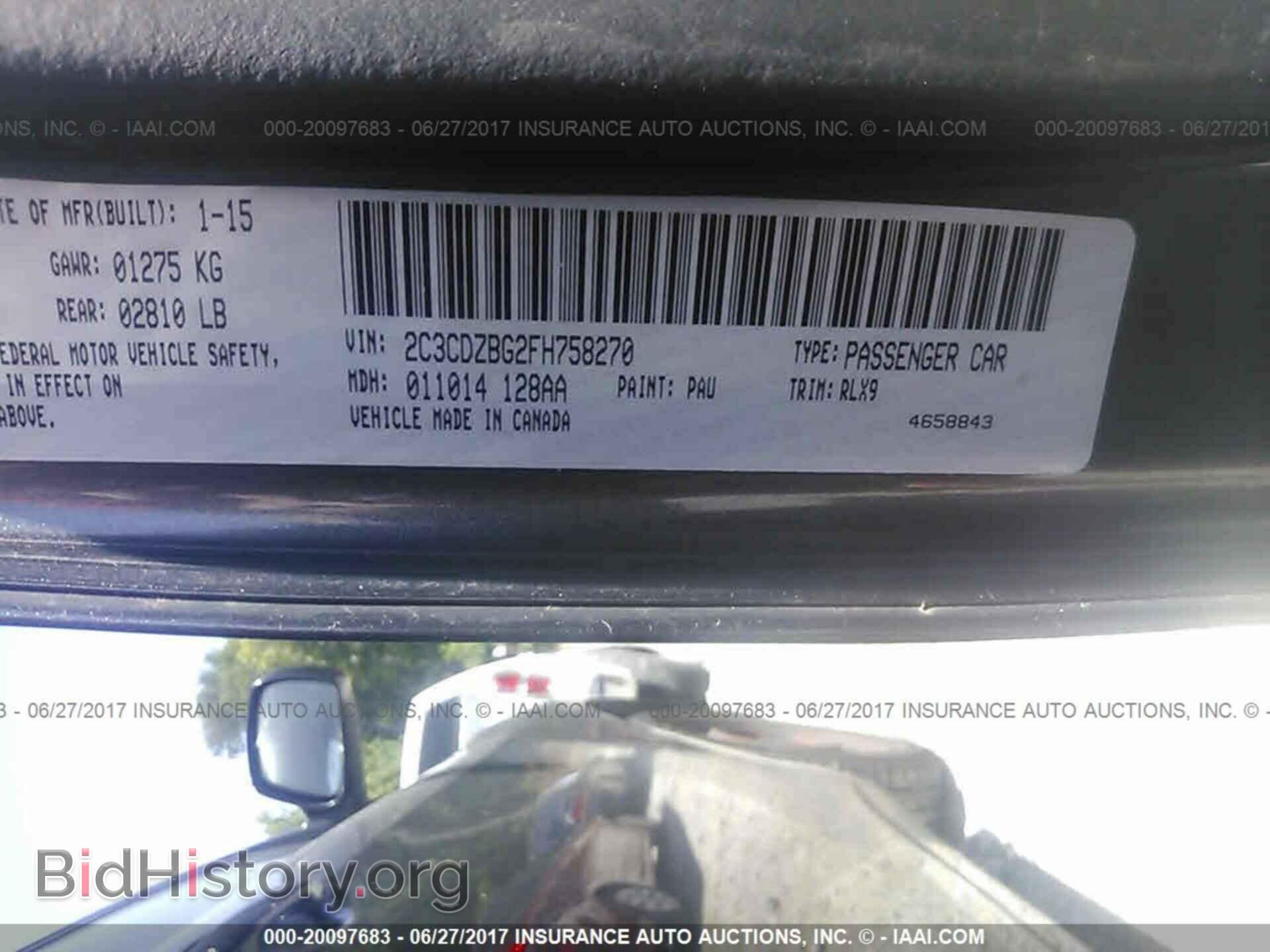 2015 Dodge Challenger - VIN: 2C3CDZBG2FH758270 - Photo 9