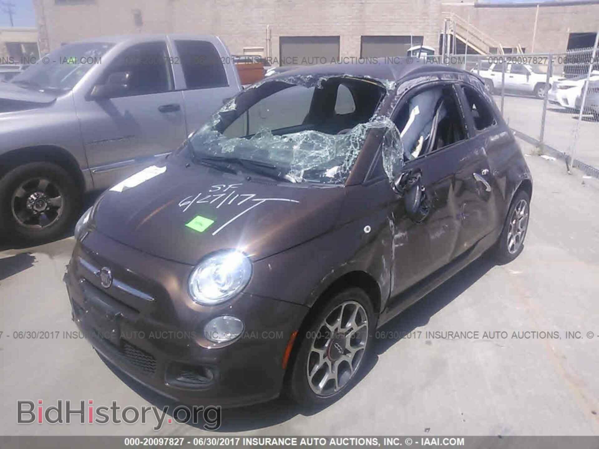 2012 Fiat 500 - VIN: 3C3CFFBR0CT110231 - Фото 2