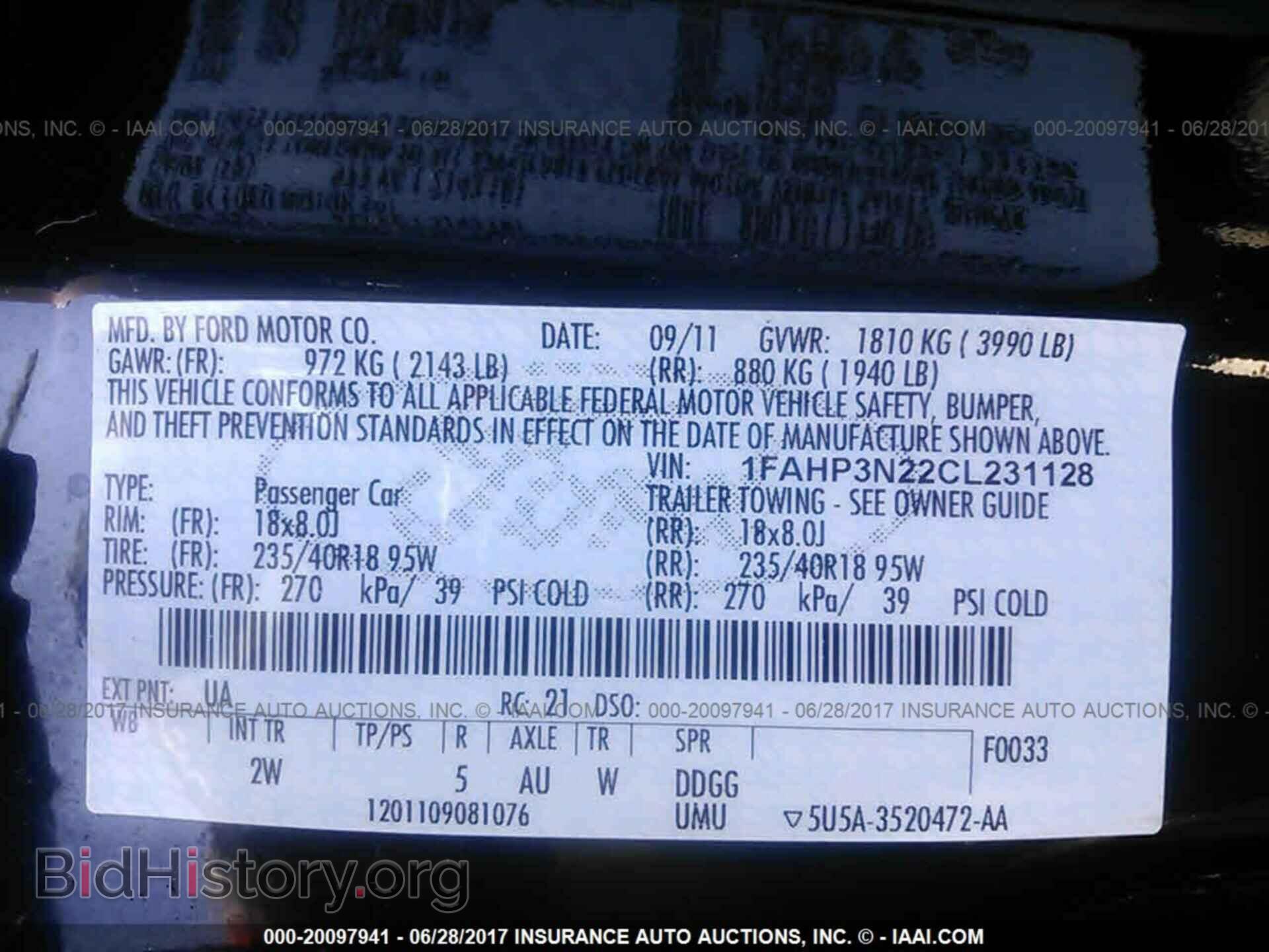 2012 Ford Focus - VIN: 1FAHP3N22CL231128 - Photo 9