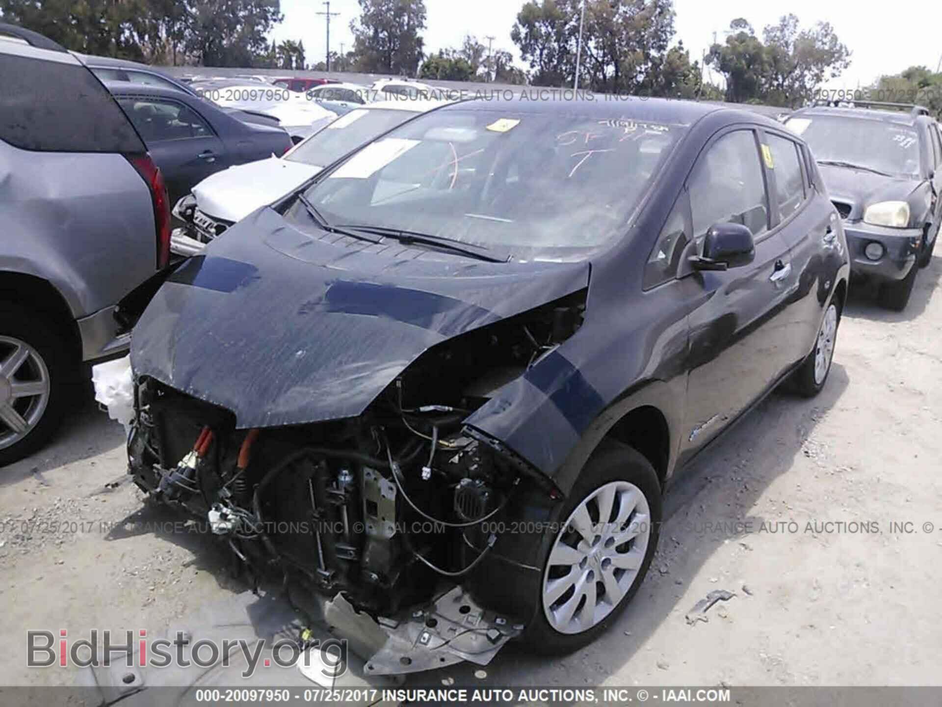 2016 Nissan Leaf - VIN: 1N4AZ0CP4GC308502 - Фото 2