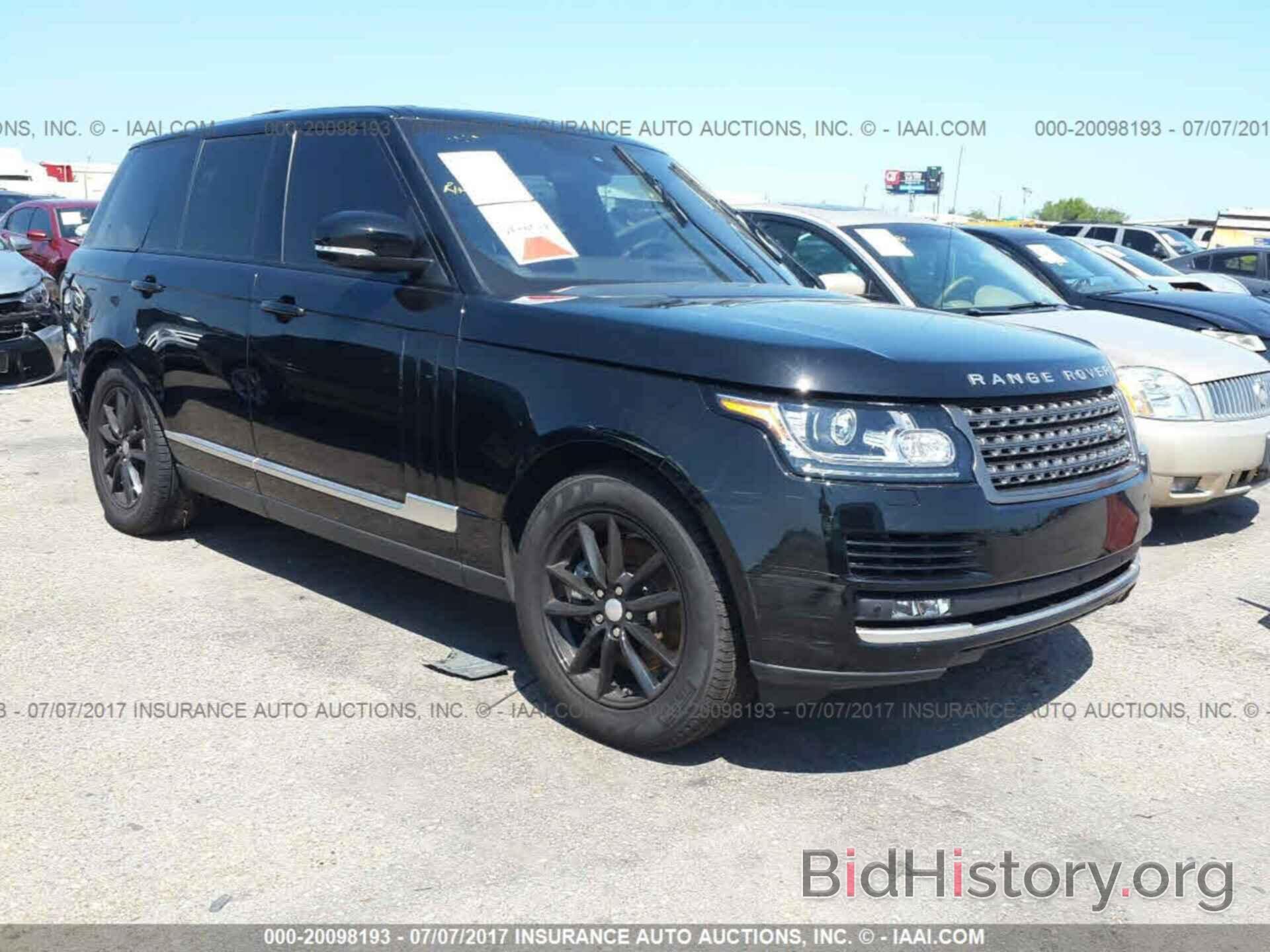 Photo SALGR2PF6GA319541 - Land rover Range rover 2016