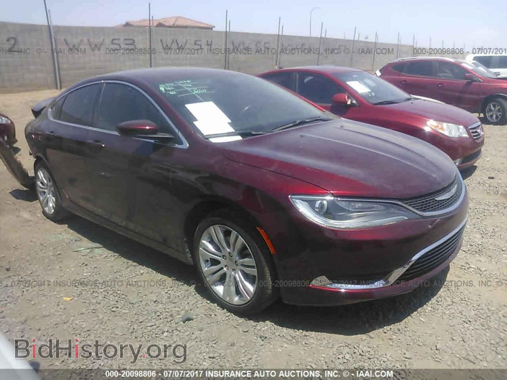 Photo 1C3CCCAB8GN106915 - Chrysler 200 2016