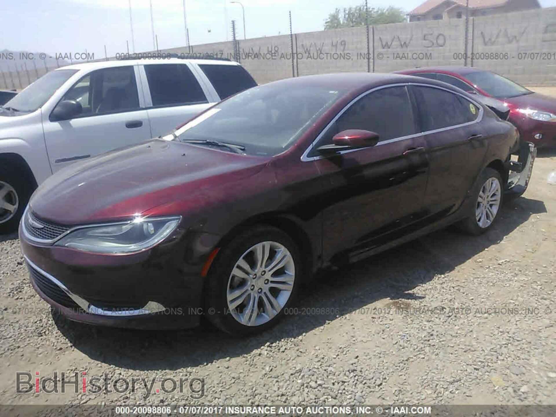 2016 Chrysler 200 - VIN: 1C3CCCAB8GN106915 - Фото 2