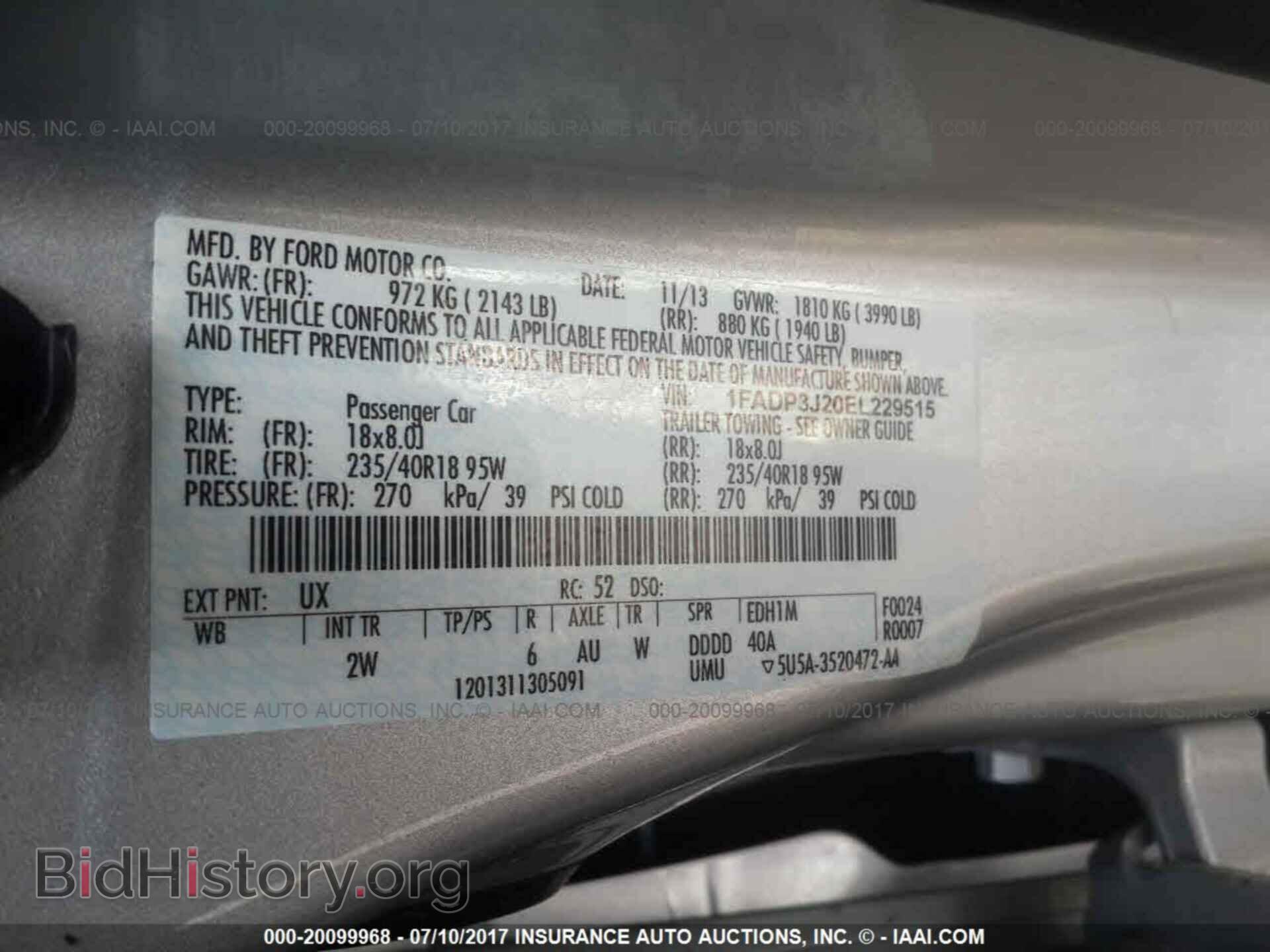 2014 Ford Focus - VIN: 1FADP3J20EL229515 - Фото 9