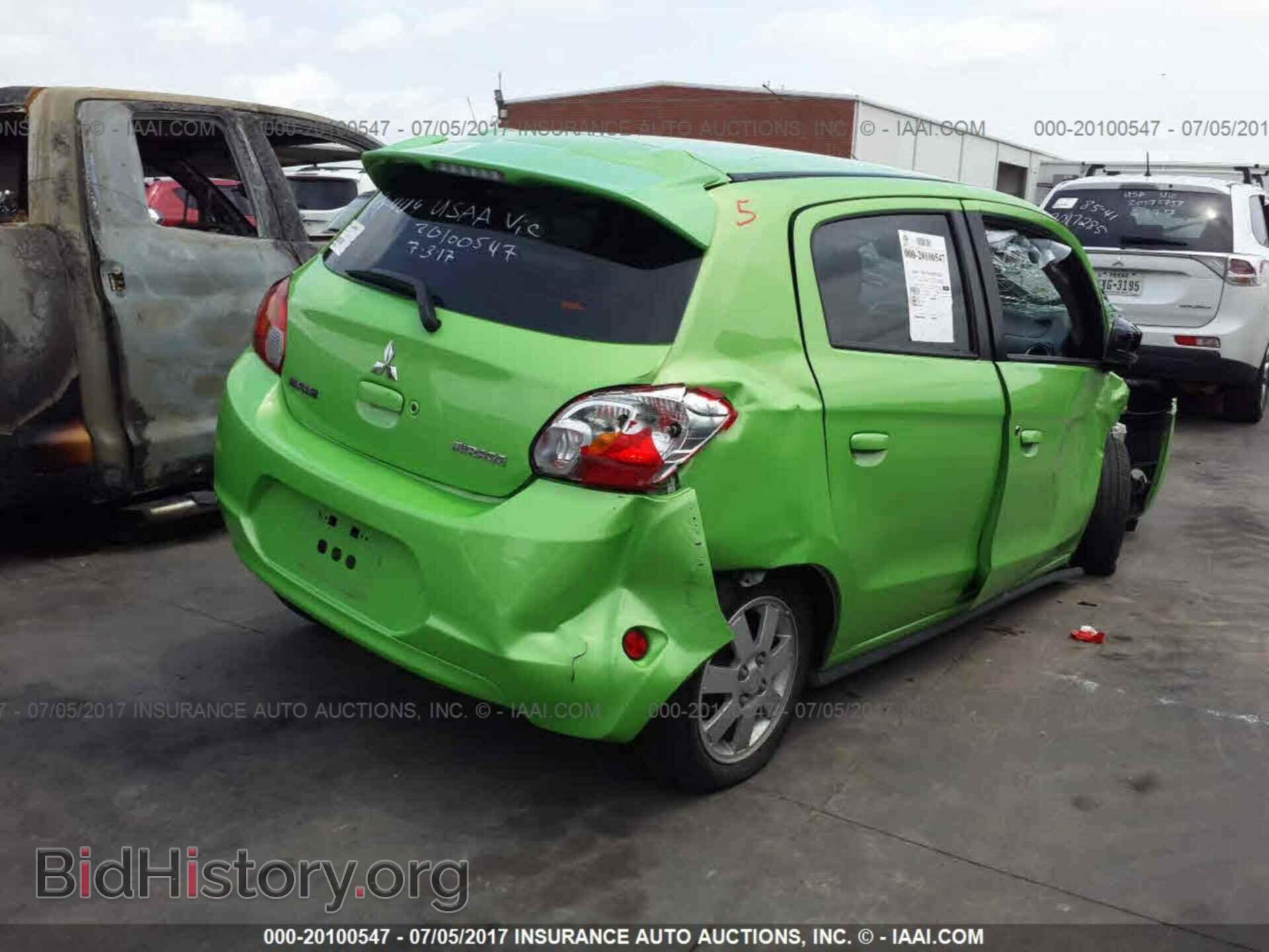 2014 Mitsubishi Mirage - VIN: ML32A4HJ3EH017753 - Фото 4