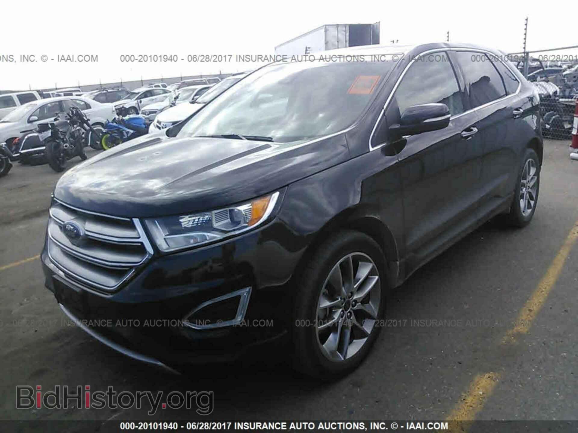 2015 Ford Edge - VIN: 2FMPK4K81FBB60619 - Фото 2
