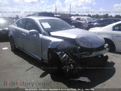 2012 Lexus IS, серебристый — VIN JTHBF5C27C5172257, IAAI