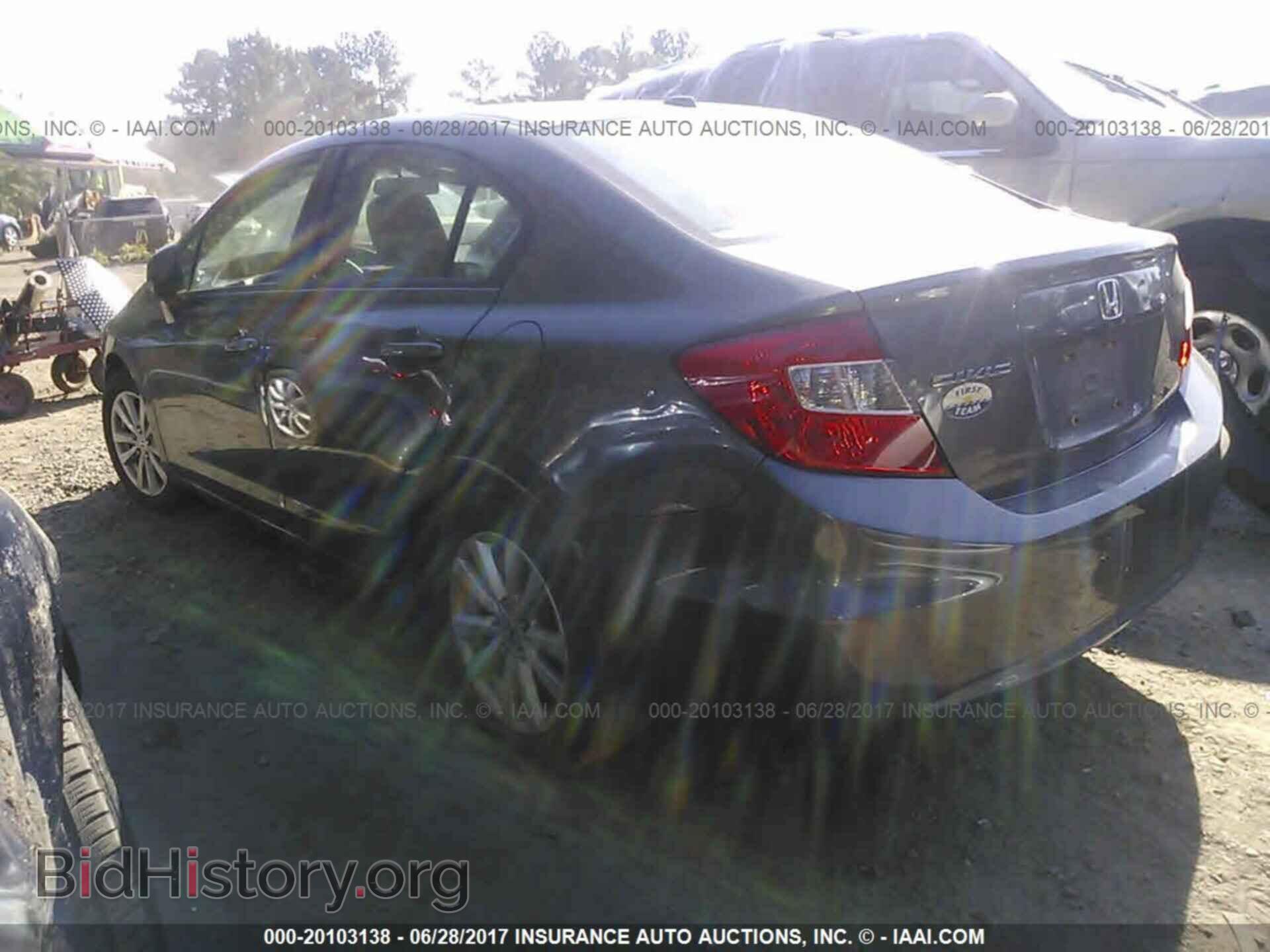 2012 Honda Civic - VIN: 19XFB2F87CE025762 - Фото 3