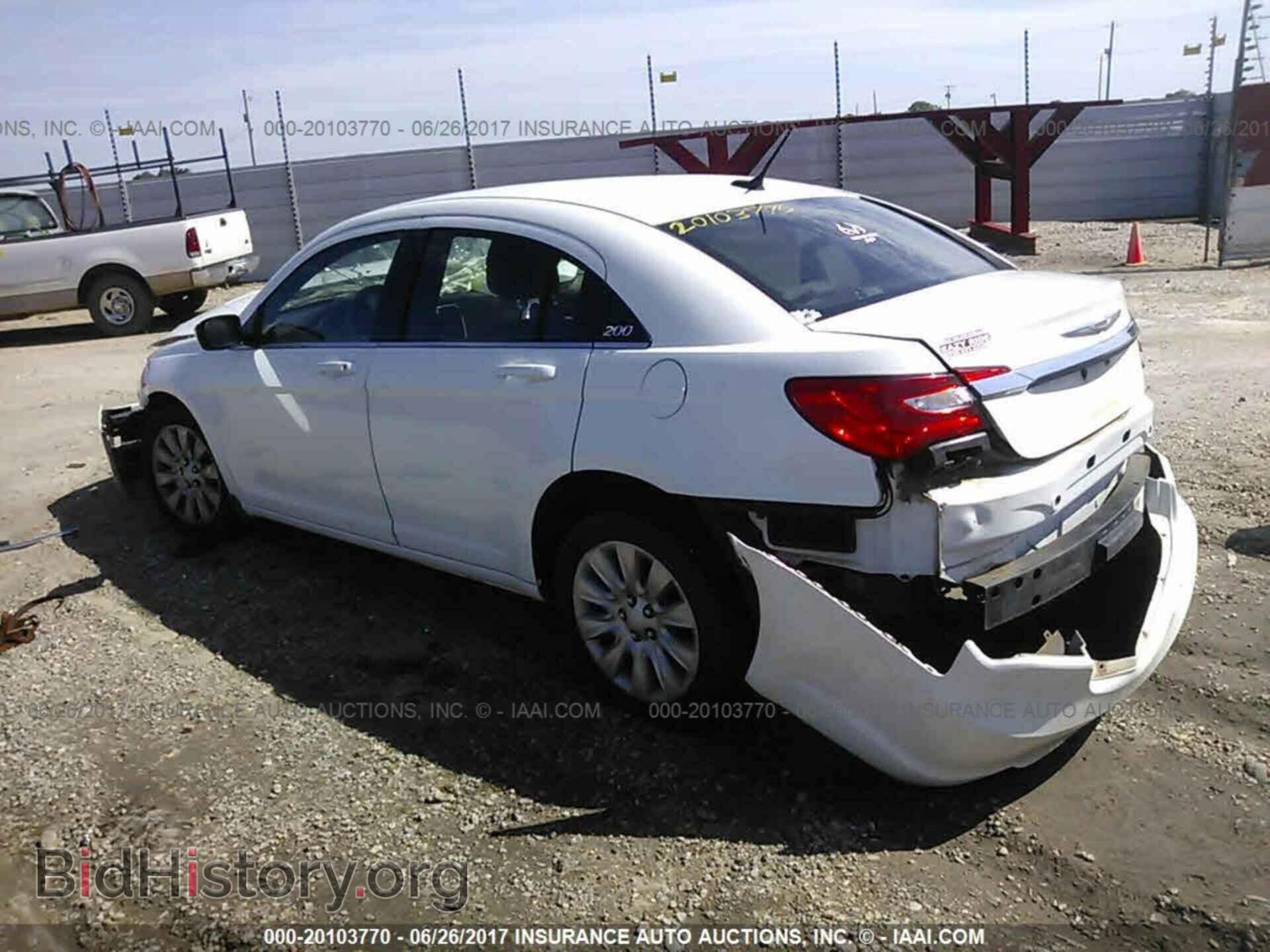 2012 Chrysler 200 - VIN: 1C3CCBAB3CN105448 - Фото 3