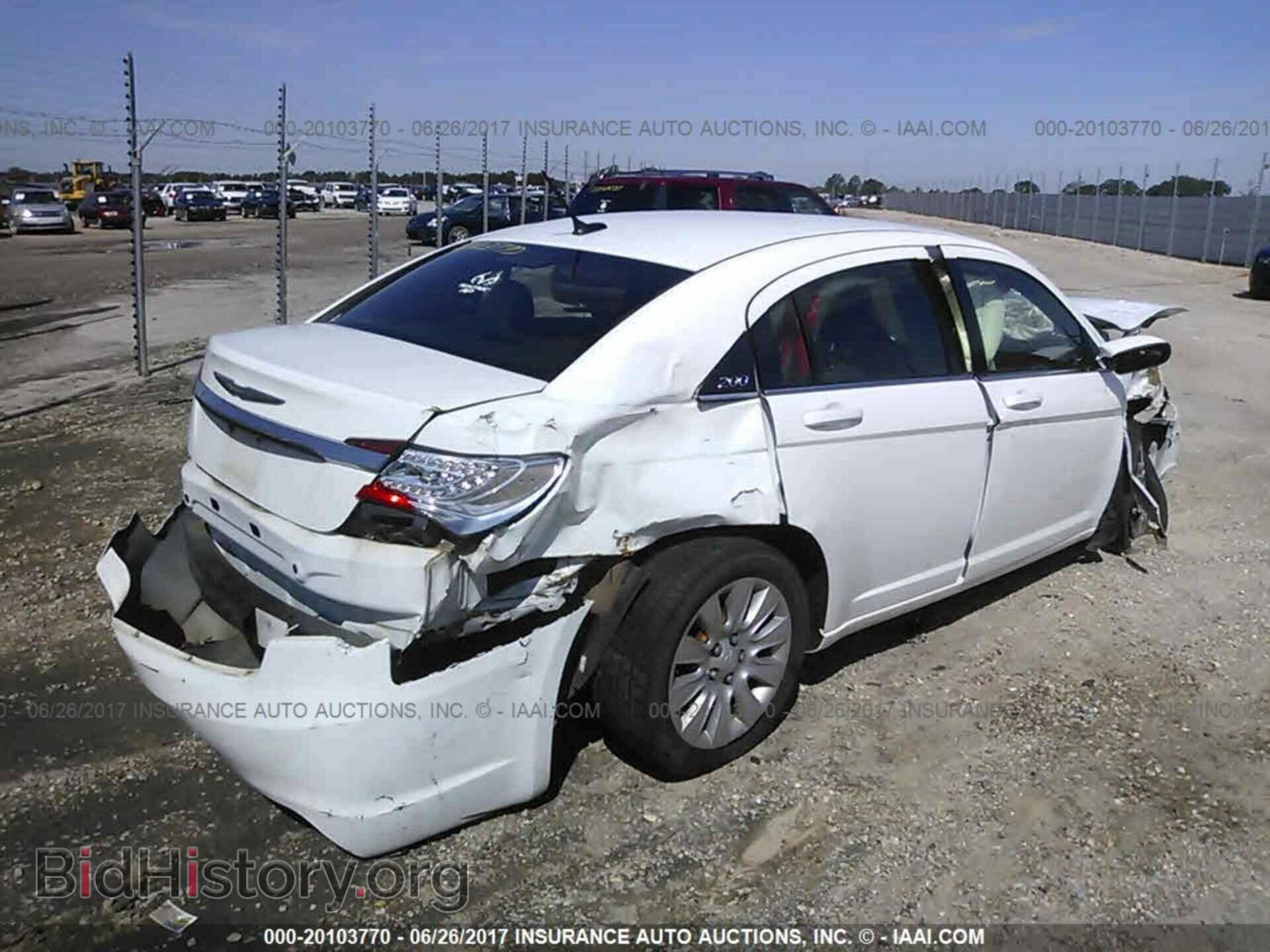 2012 Chrysler 200 - VIN: 1C3CCBAB3CN105448 - Фото 4
