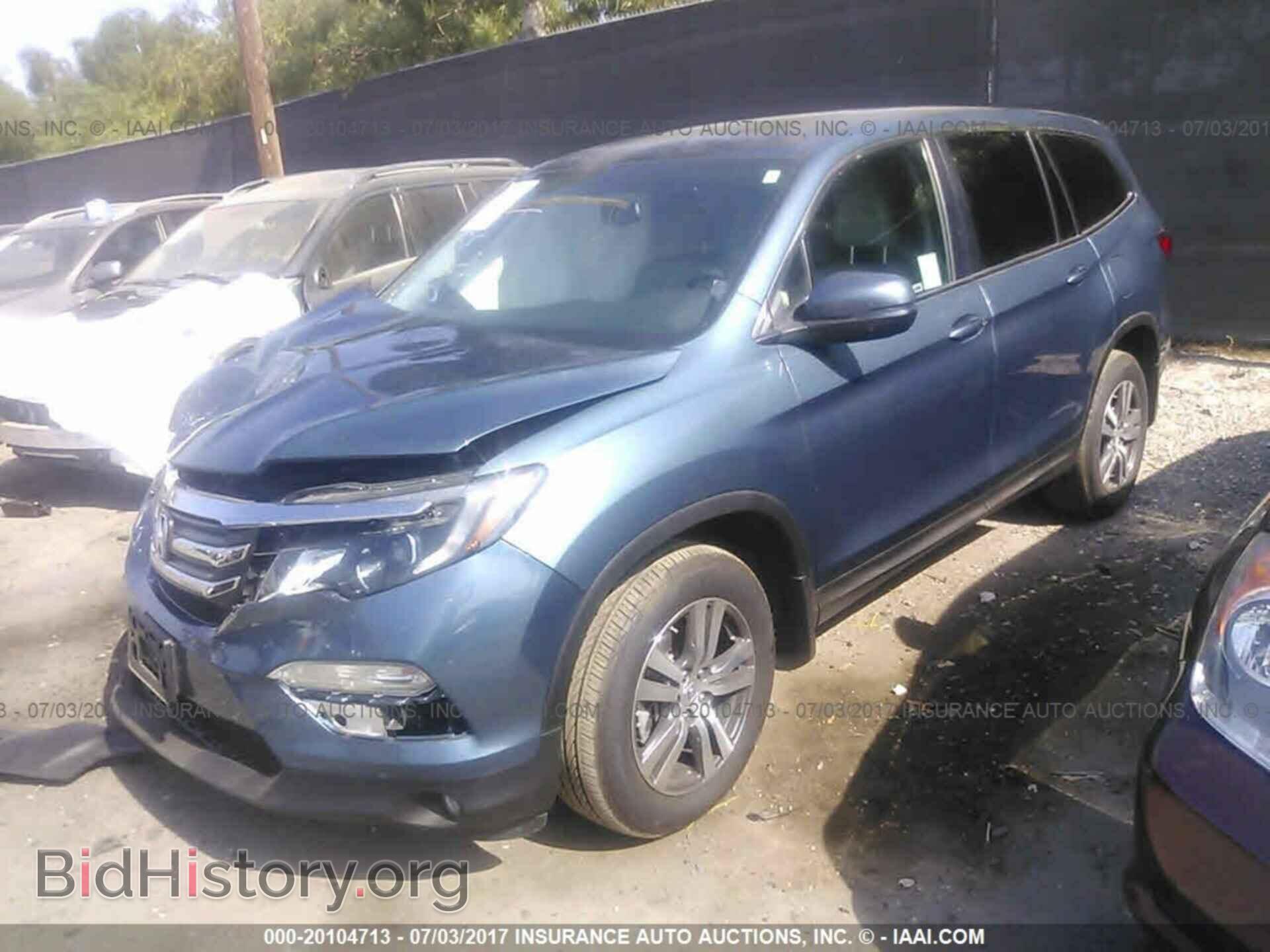 2016 Honda Pilot - VIN: 5FNYF6H87GB102955 - Фото 2