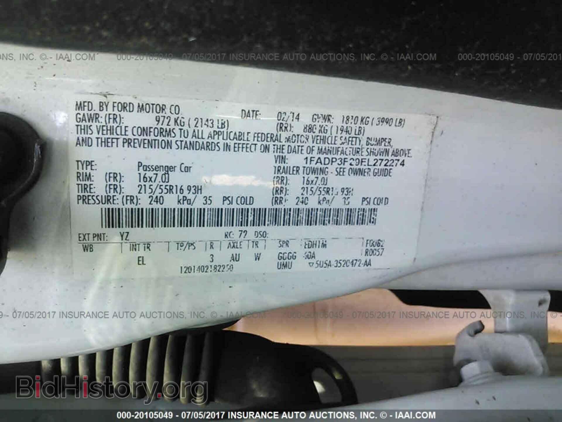 2014 Ford Focus - VIN: 1FADP3F29EL272274 - Фото 9