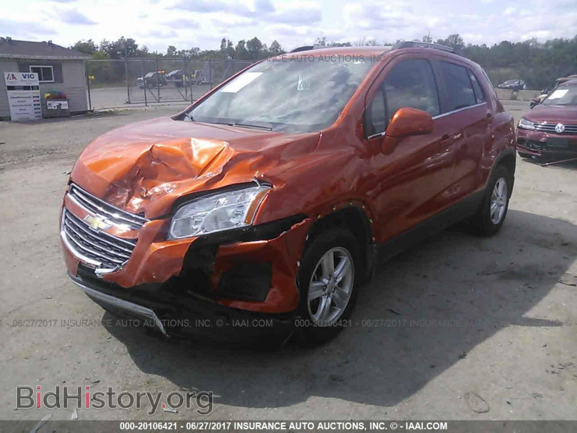 2015 Chevrolet Trax - VIN: KL7CJRSB9FB222964 - Фото 2