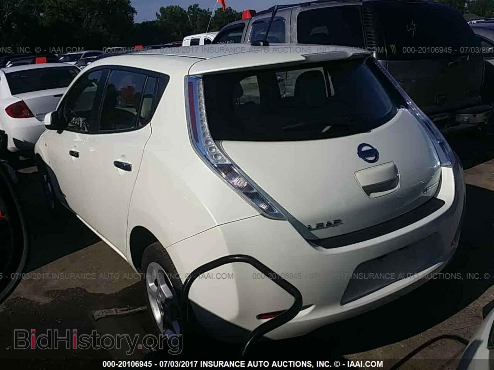 2012 Nissan Leaf - VIN: JN1AZ0CP1CT025613 - Фото 3