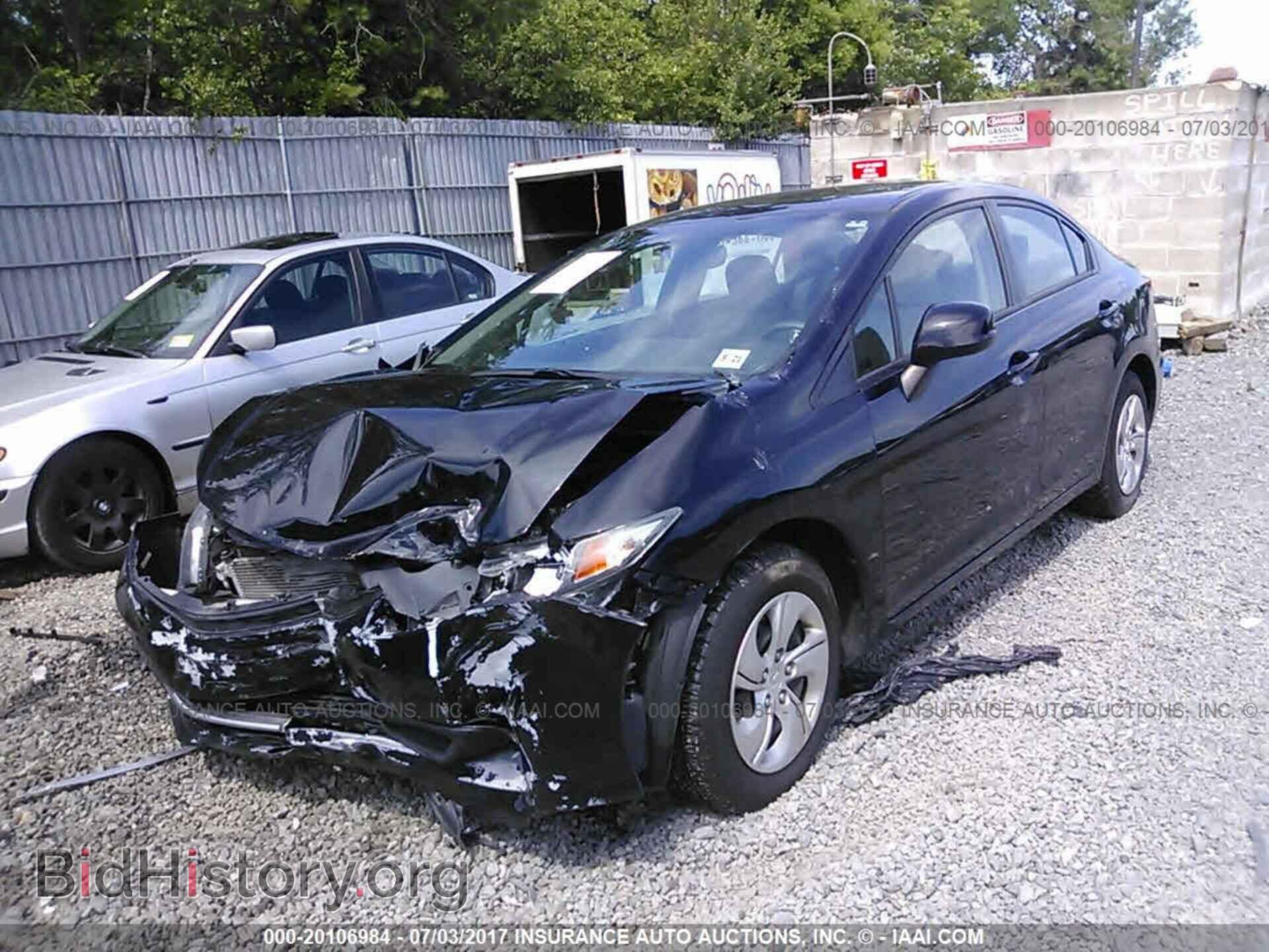 2013 Honda Civic - VIN: 19XFB2F50DE016828 - Фото 2