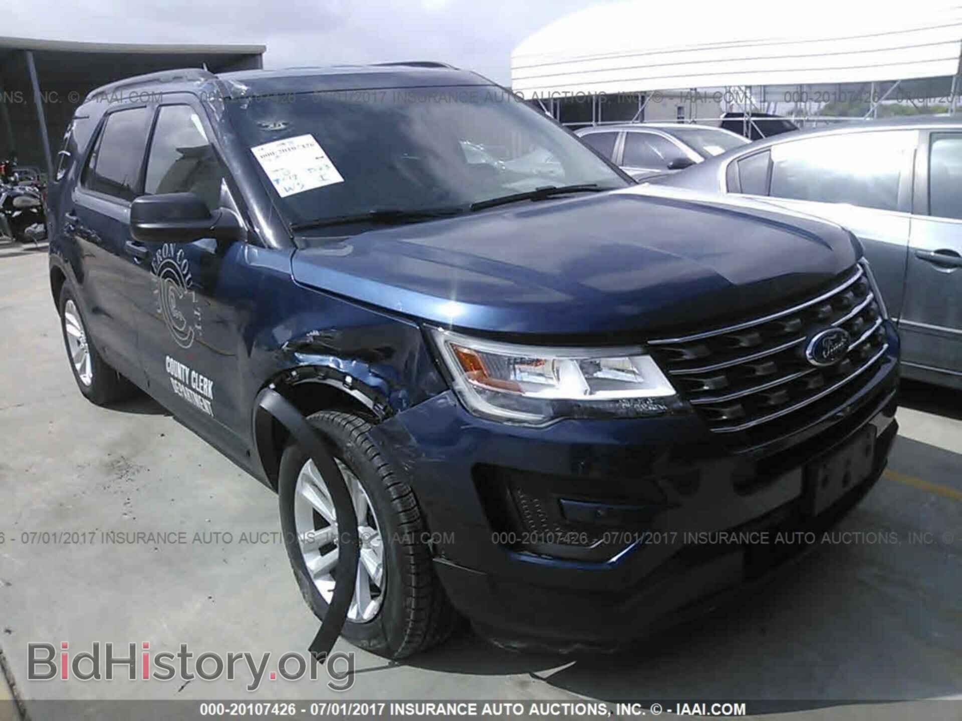 Фотография 1FM5K7B88GGC91792 - FORD EXPLORER 2016