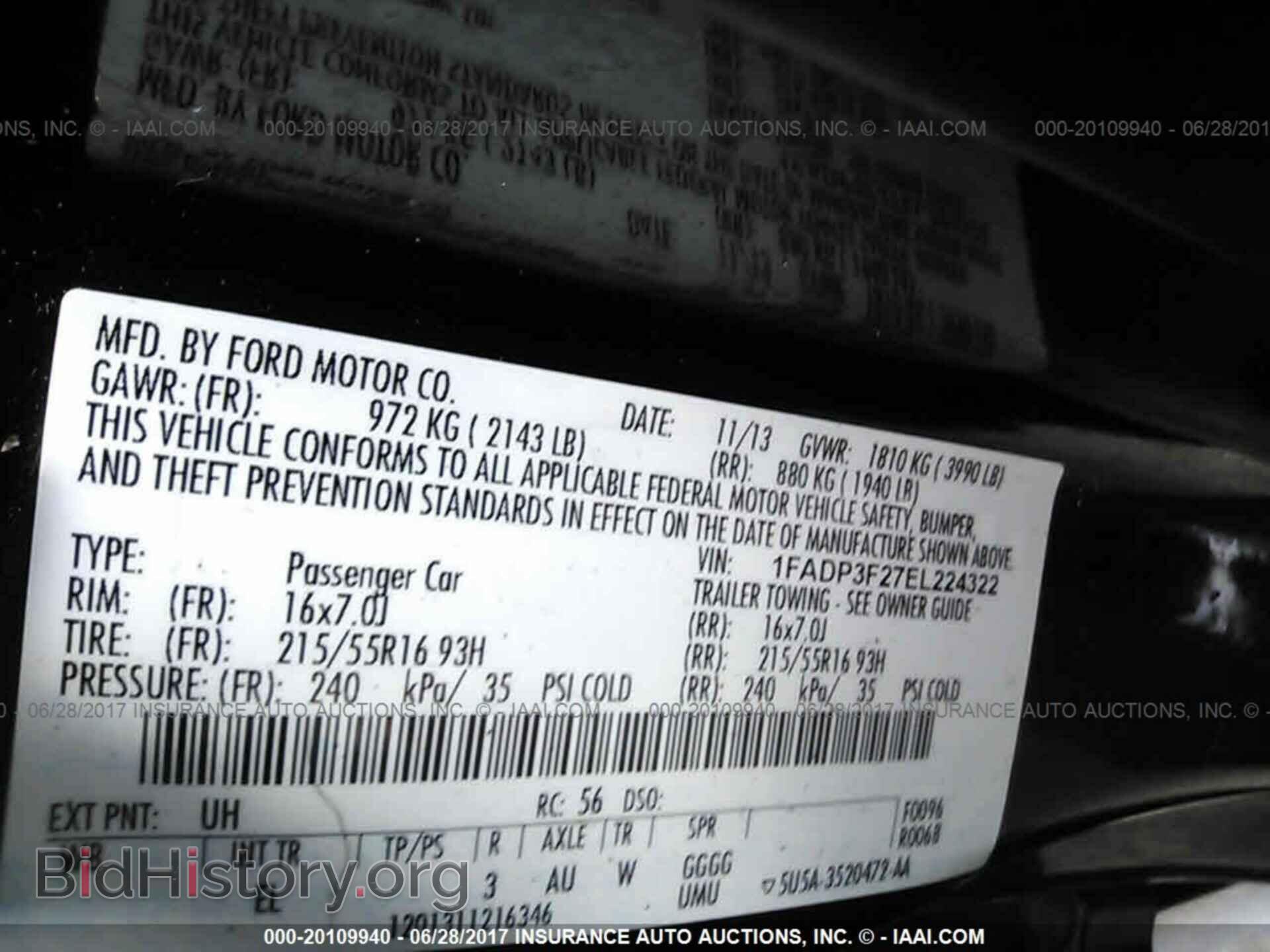 2014 Ford Focus - VIN: 1FADP3F27EL224322 - Фото 9