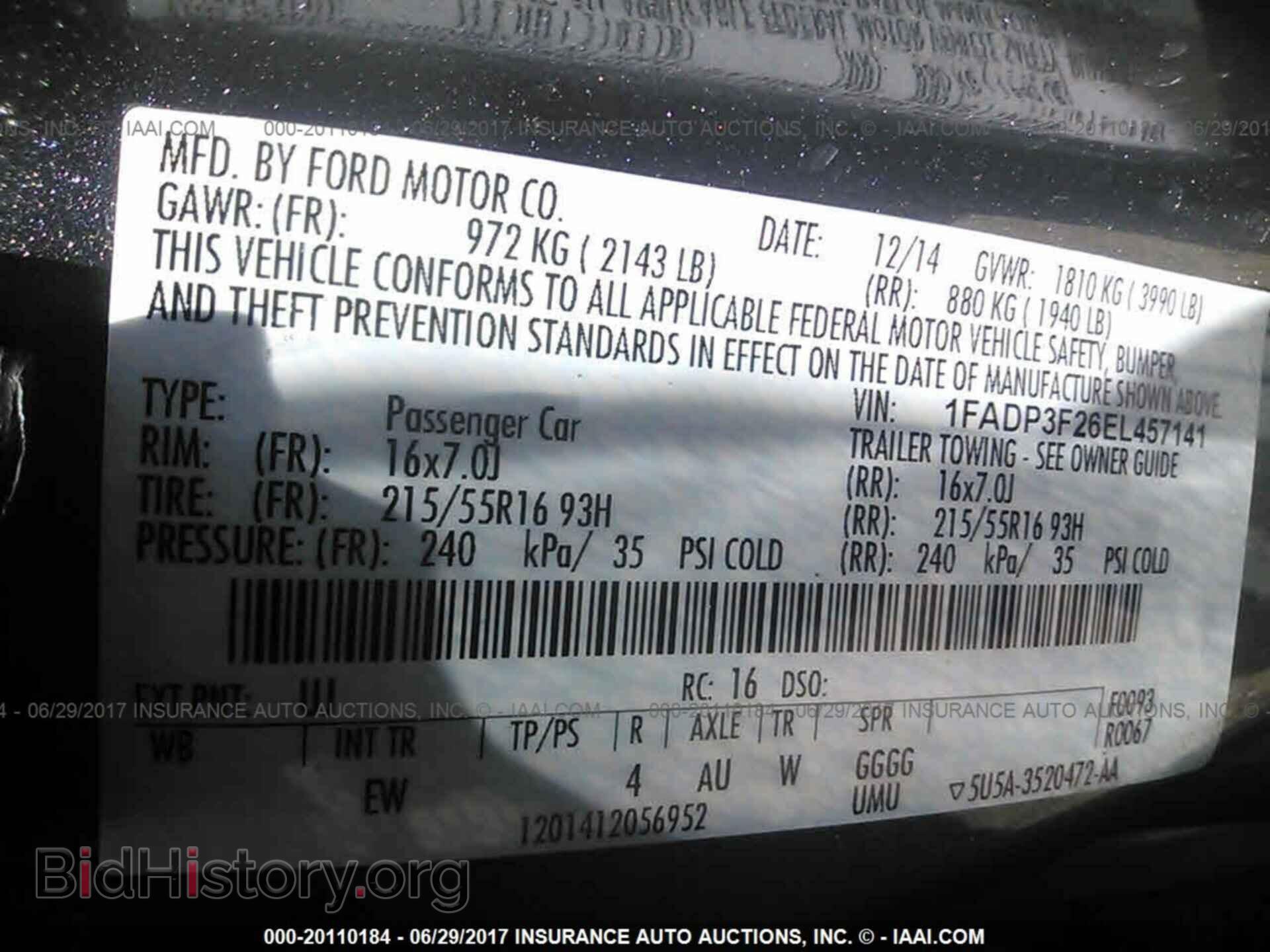 2014 Ford Focus - VIN: 1FADP3F26EL457141 - Фото 9