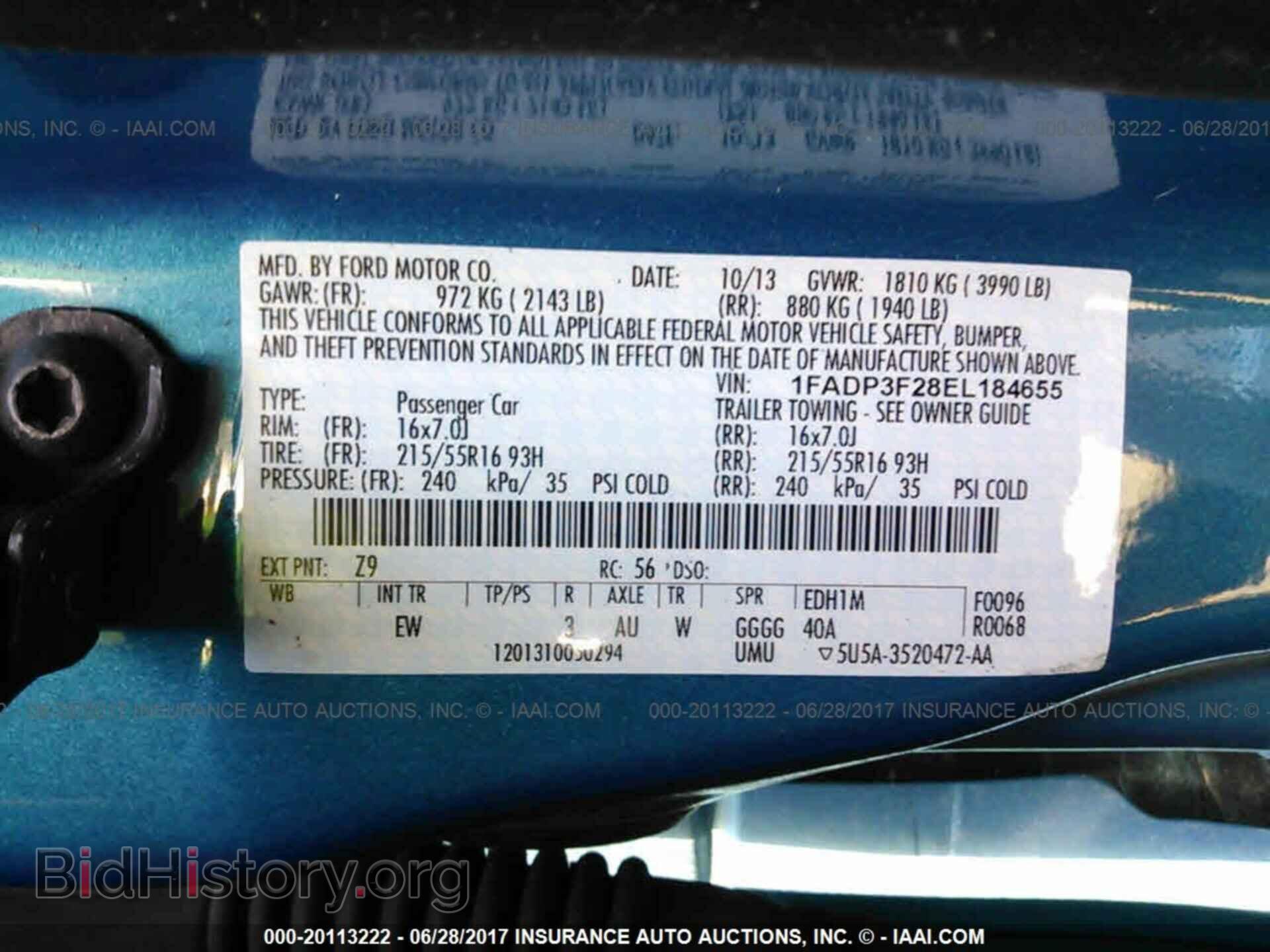 2014 Ford Focus - VIN: 1FADP3F28EL184655 - Фото 9
