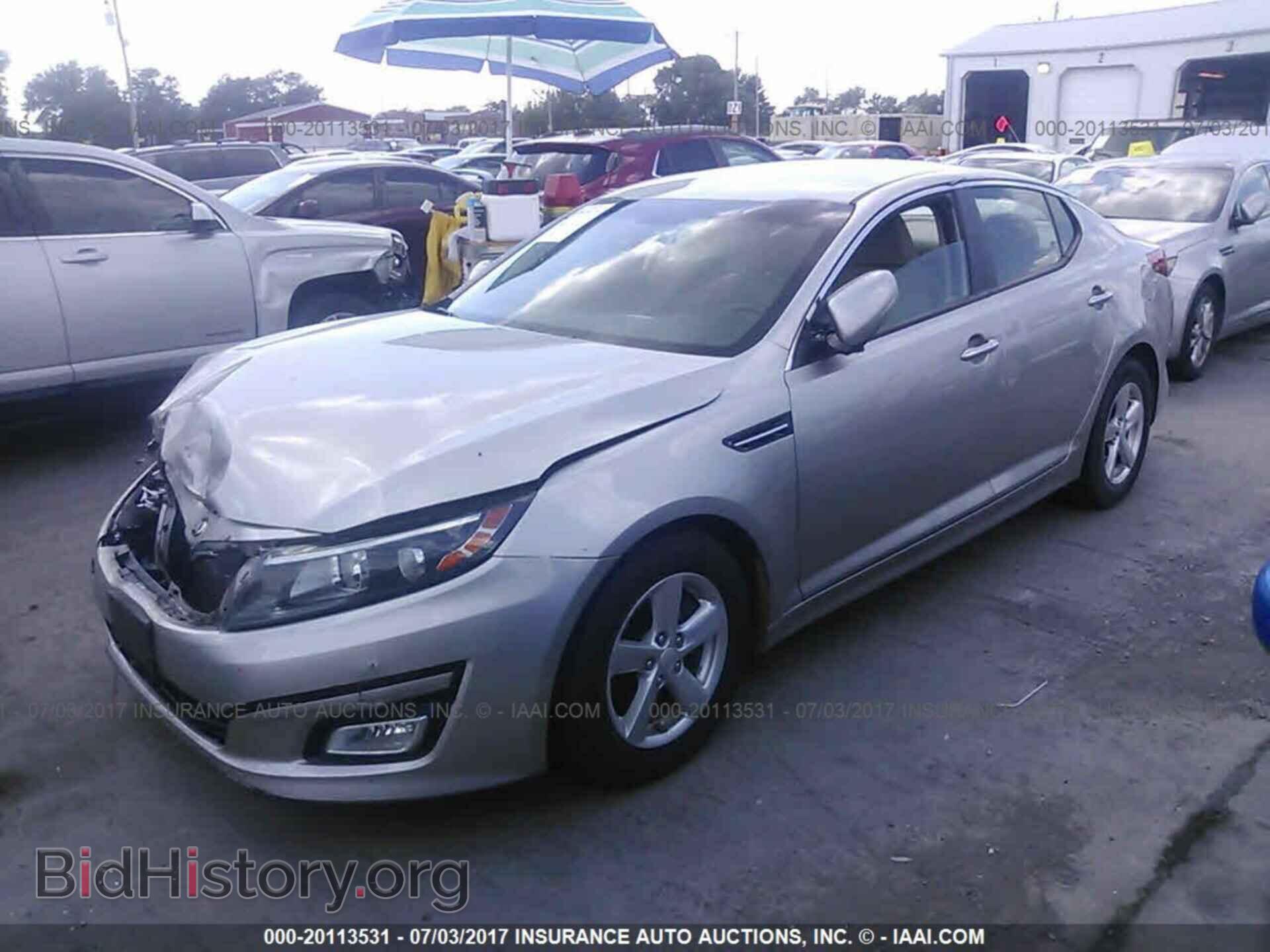 2015 Kia Optima - VIN: KNAGM4A72F5547723 - Photo 2
