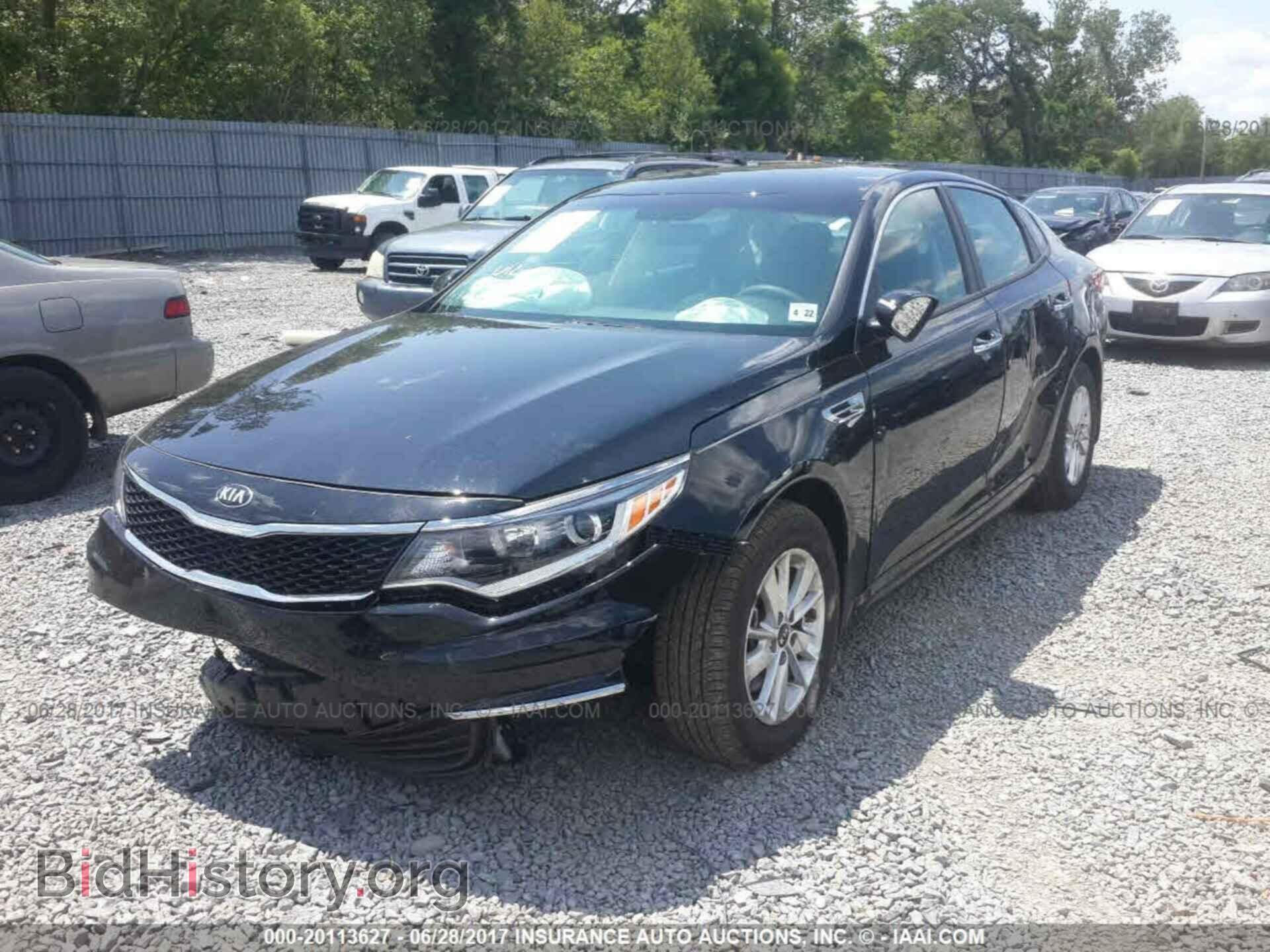 2016 Kia Optima - VIN: 5XXGT4L39GG116356 - Фото 2