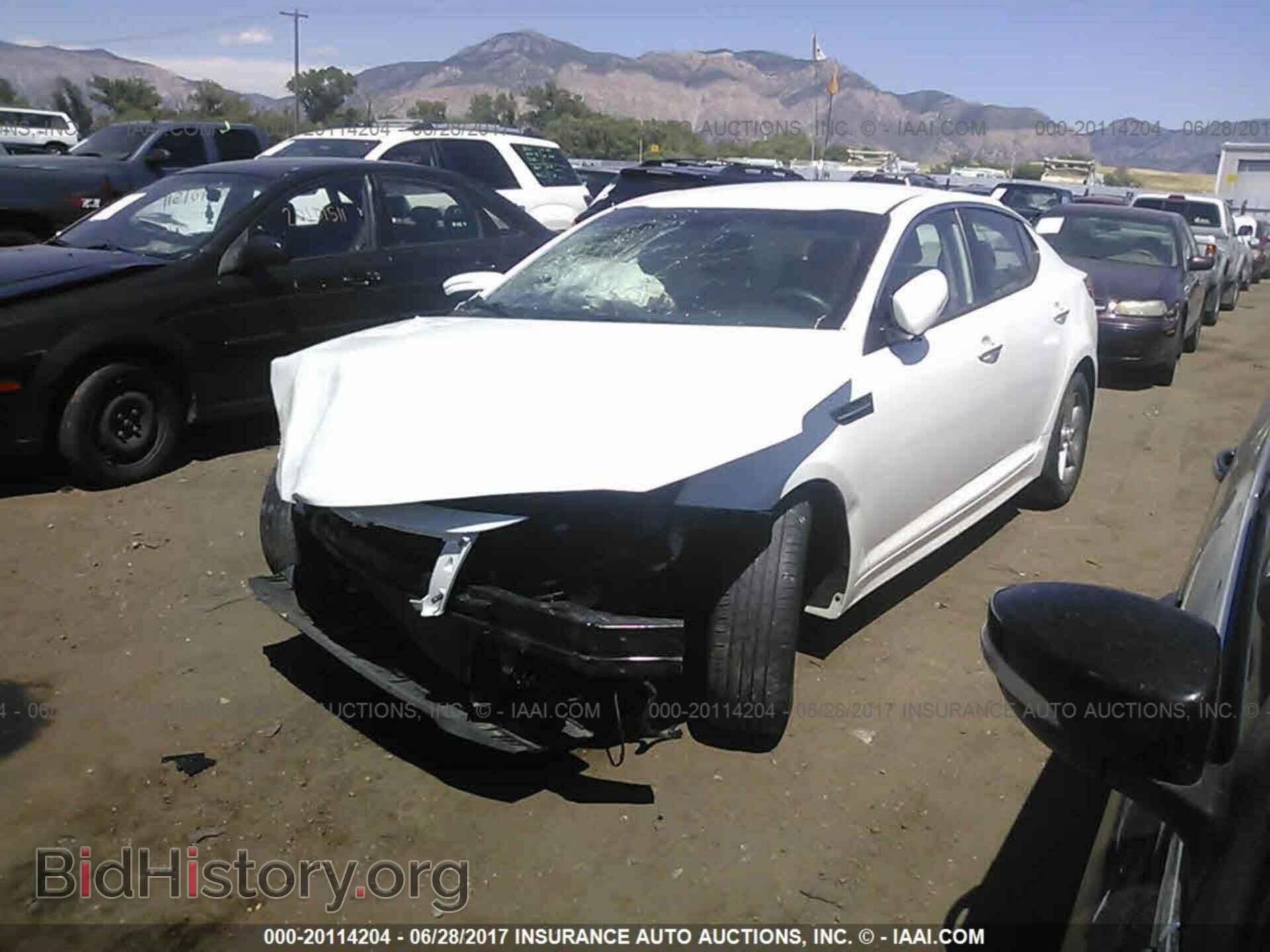 2014 Kia Optima - VIN: KNAGM4A7XE5485129 - Photo 2