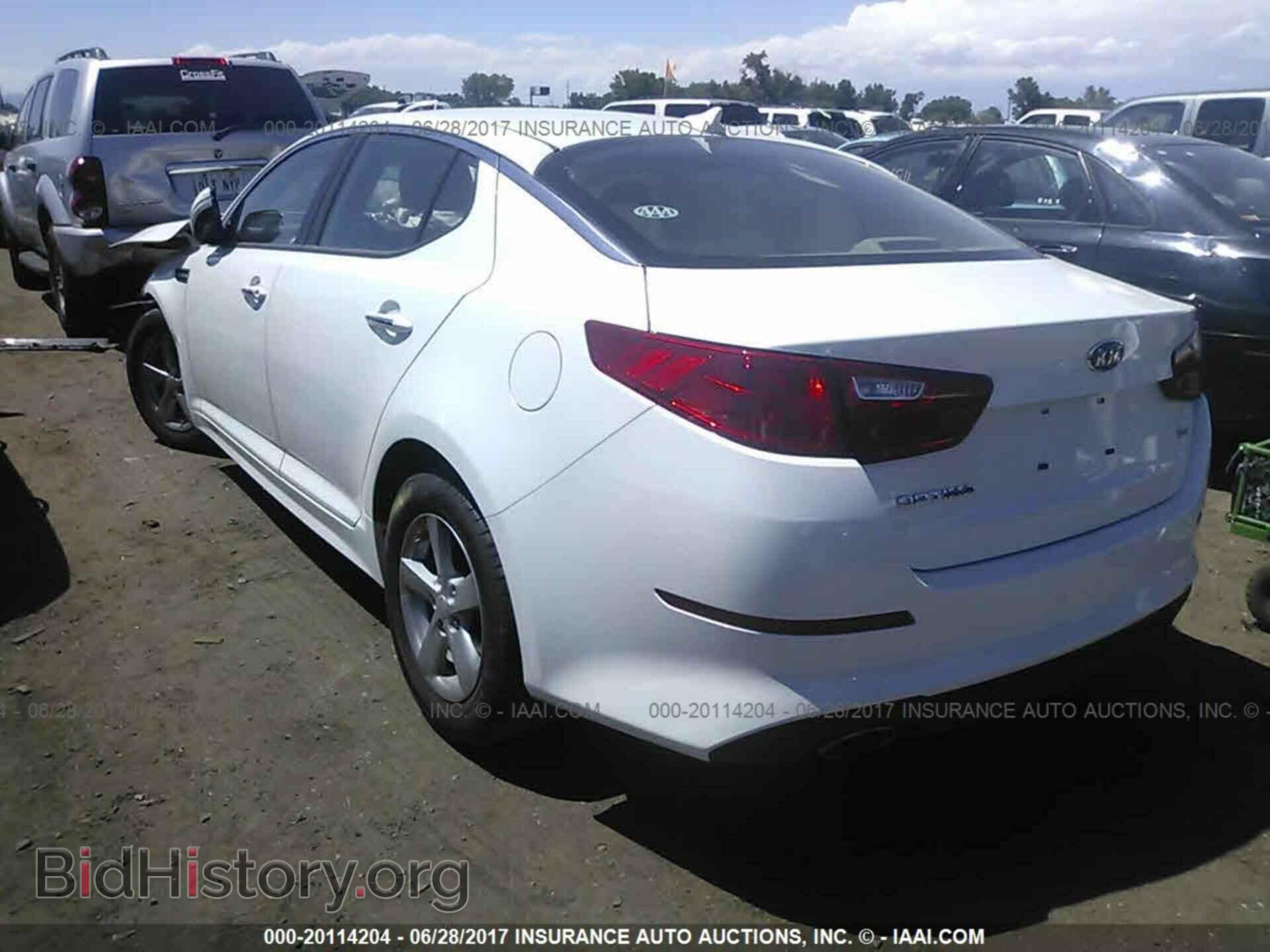 2014 Kia Optima - VIN: KNAGM4A7XE5485129 - Photo 3