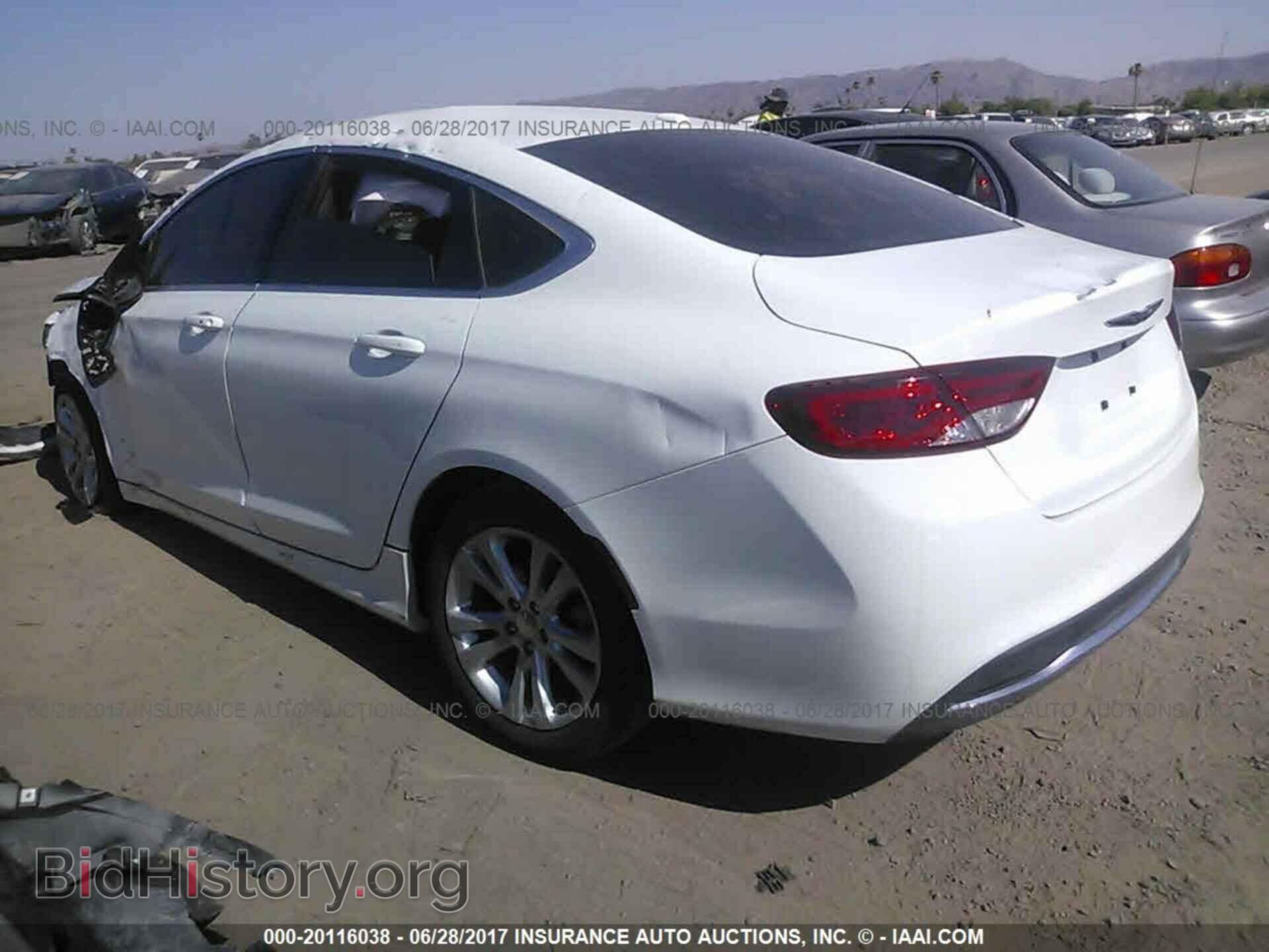 2015 Chrysler 200 - VIN: 1C3CCCAB0FN662425 - Фото 3