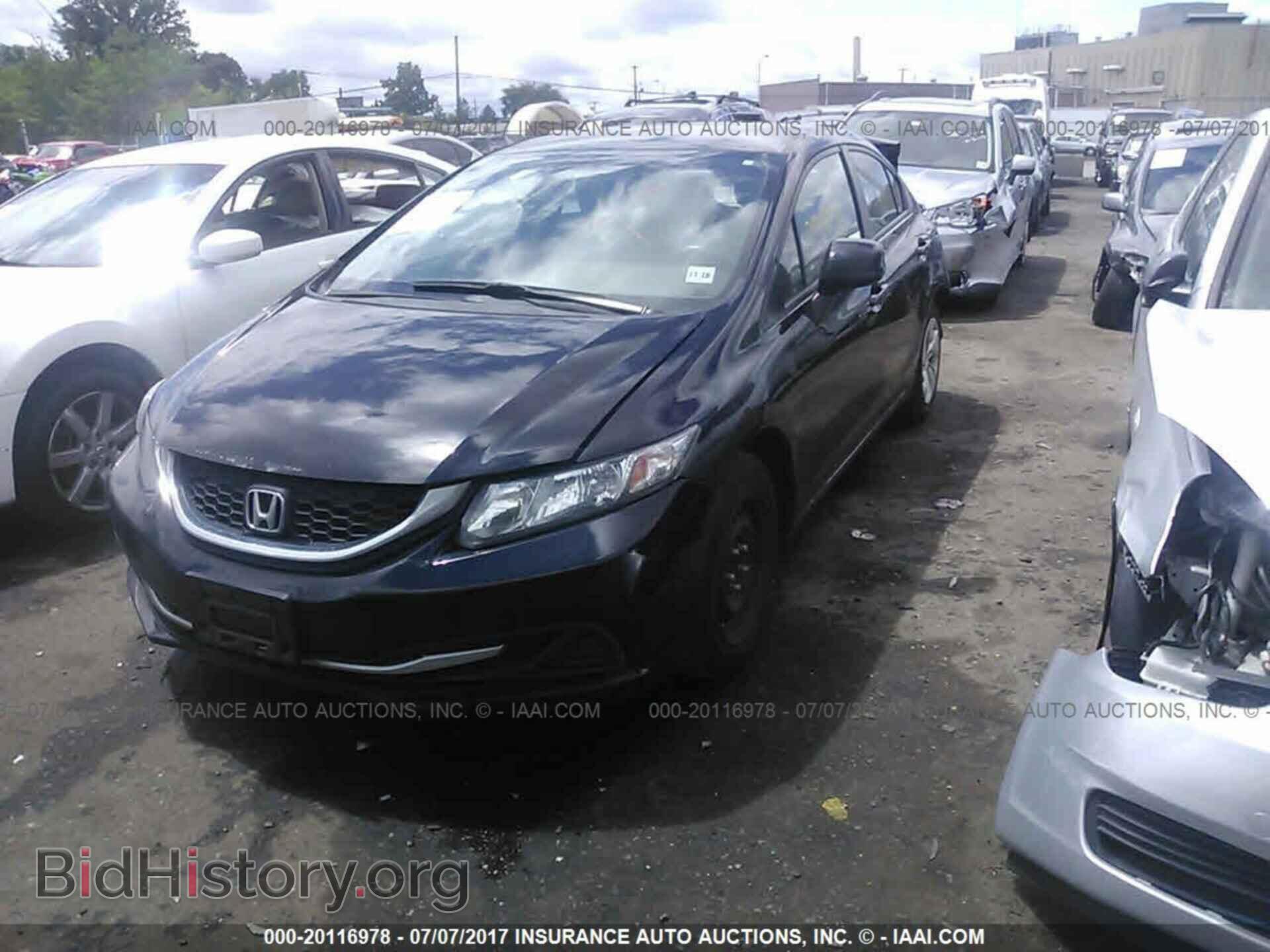 2013 Honda Civic - VIN: 2HGFB2F53DH591012 - Фото 2