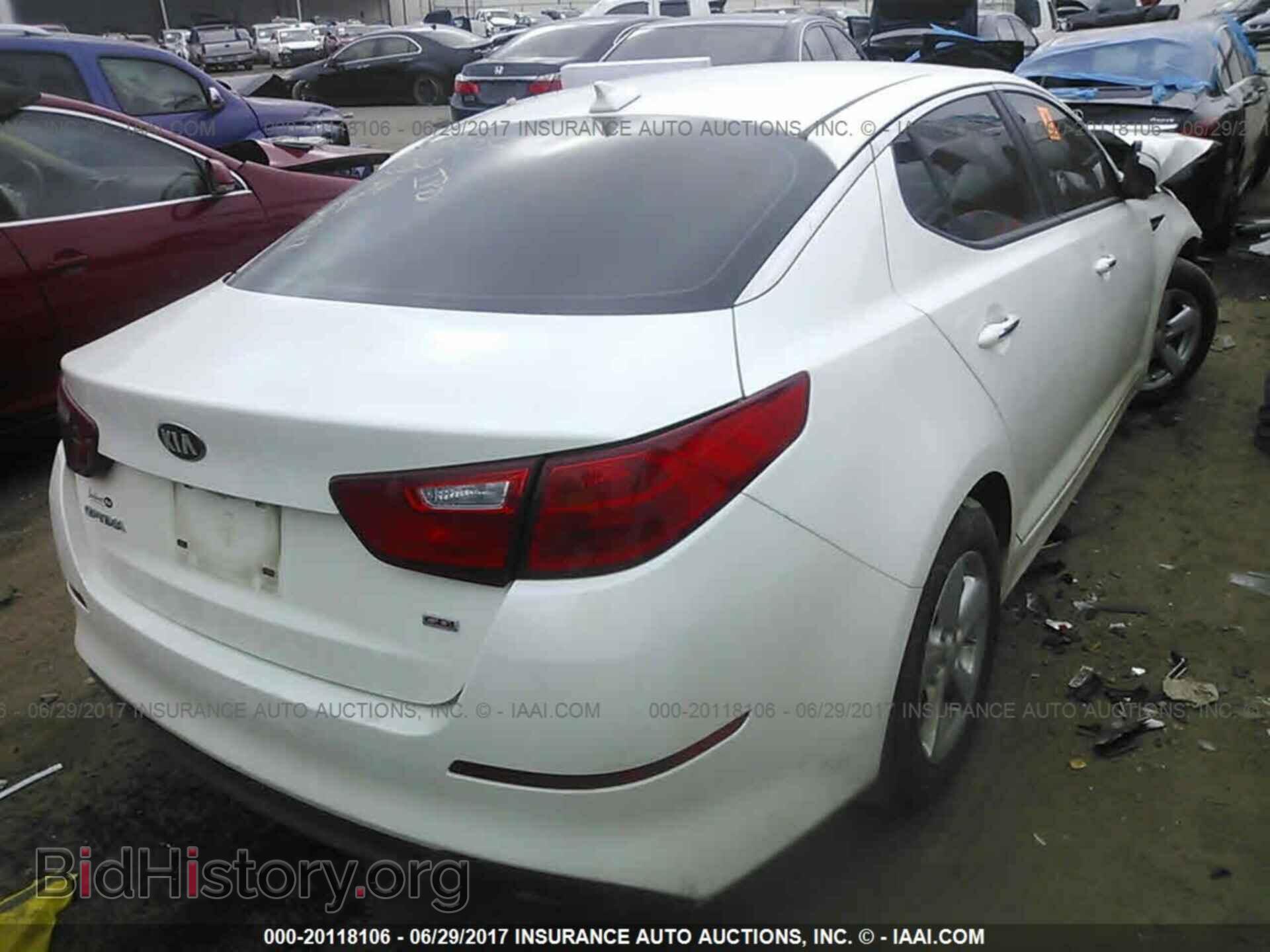 2015 Kia Optima - VIN: KNAGM4A72F5647014 - Фото 4