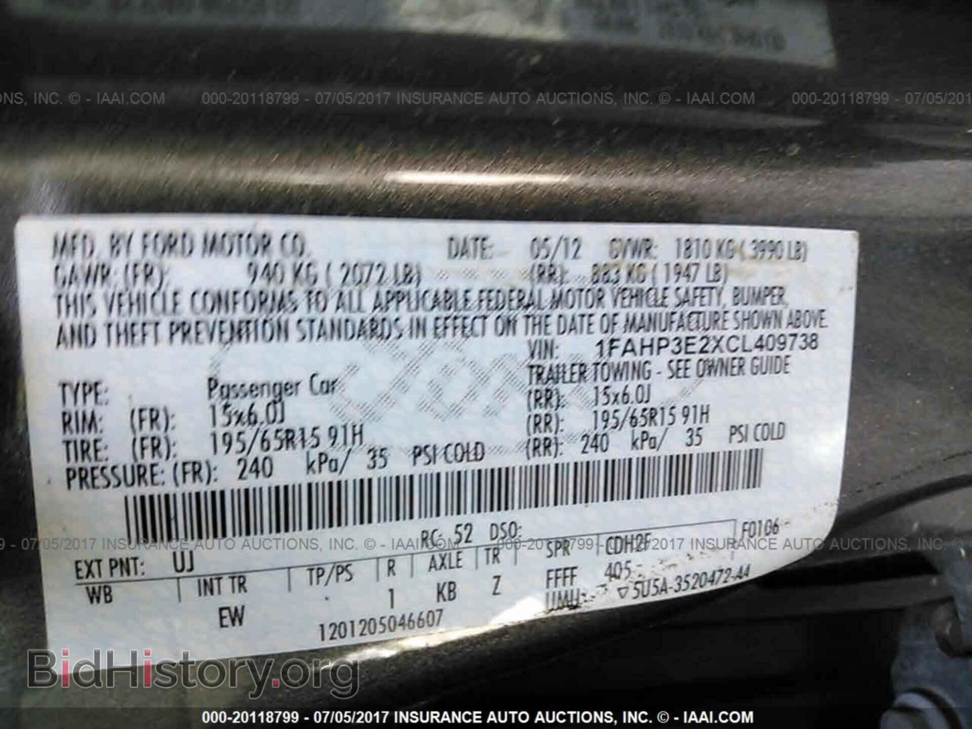 2012 Ford Focus - VIN: 1FAHP3E2XCL409738 - Photo 9