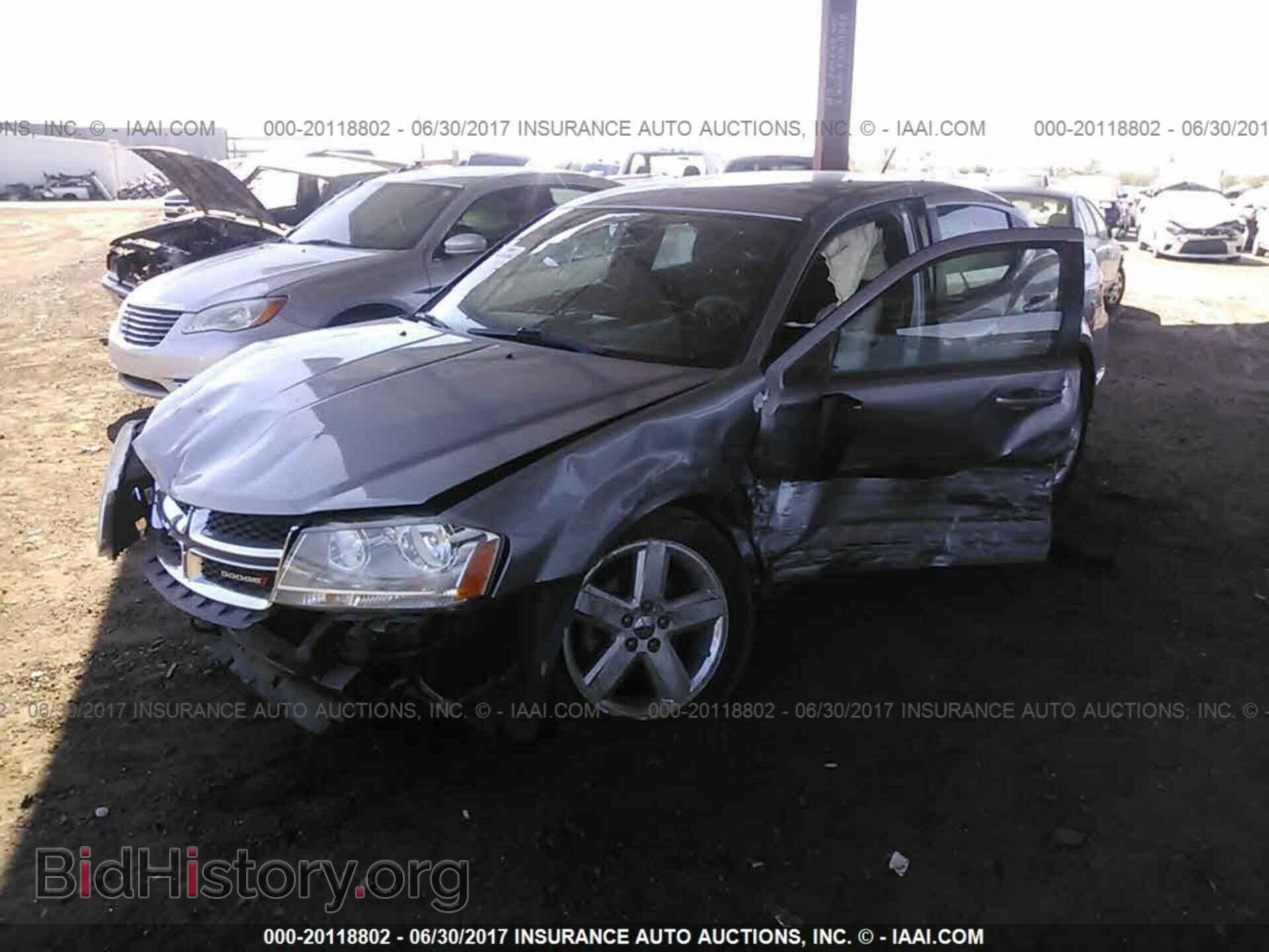 2013 Dodge Avenger - VIN: 1C3CDZAB2DN664660 - Фото 2