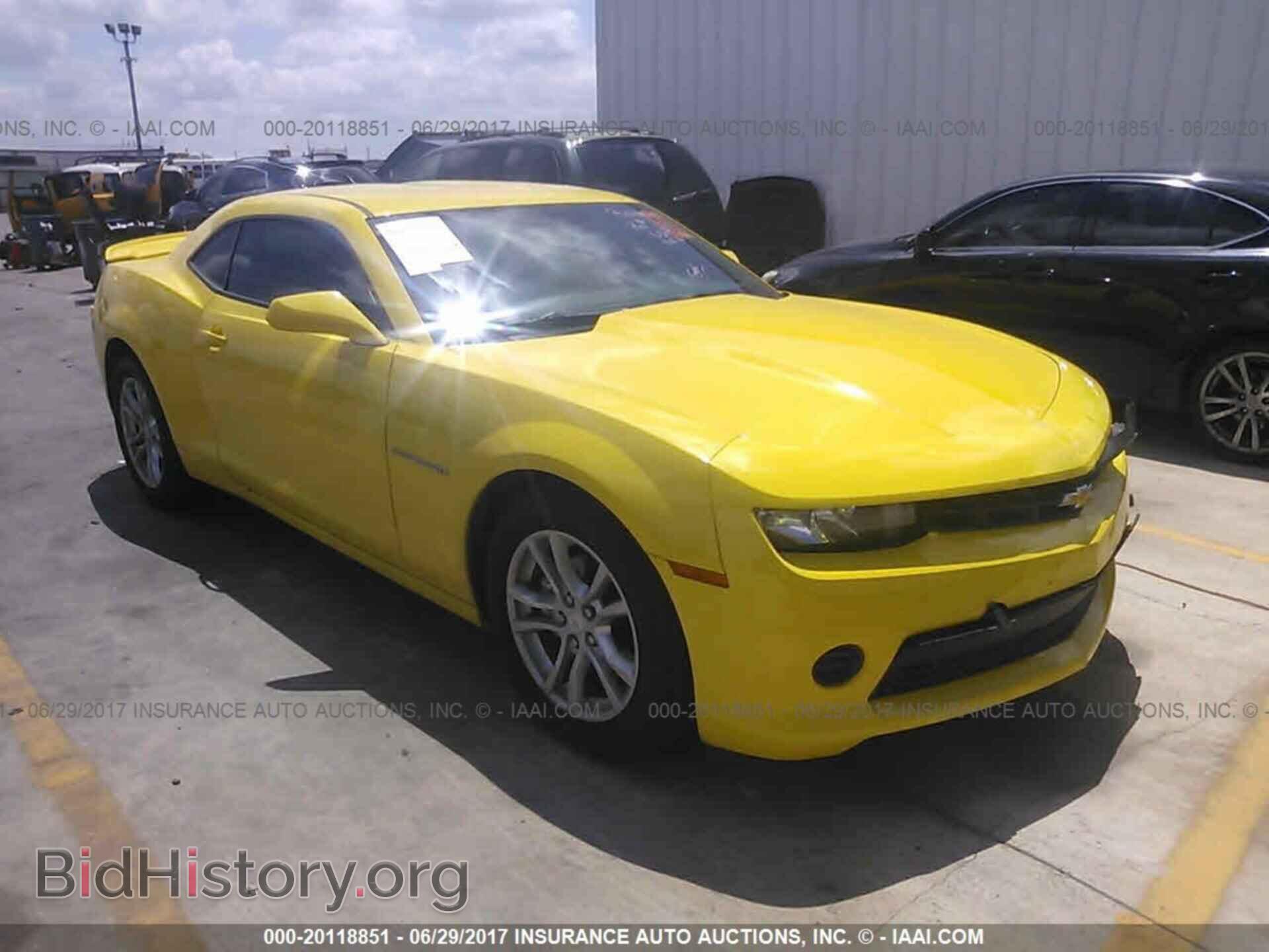 Photo 2G1FB1E34F9194374 - Chevrolet Camaro 2015