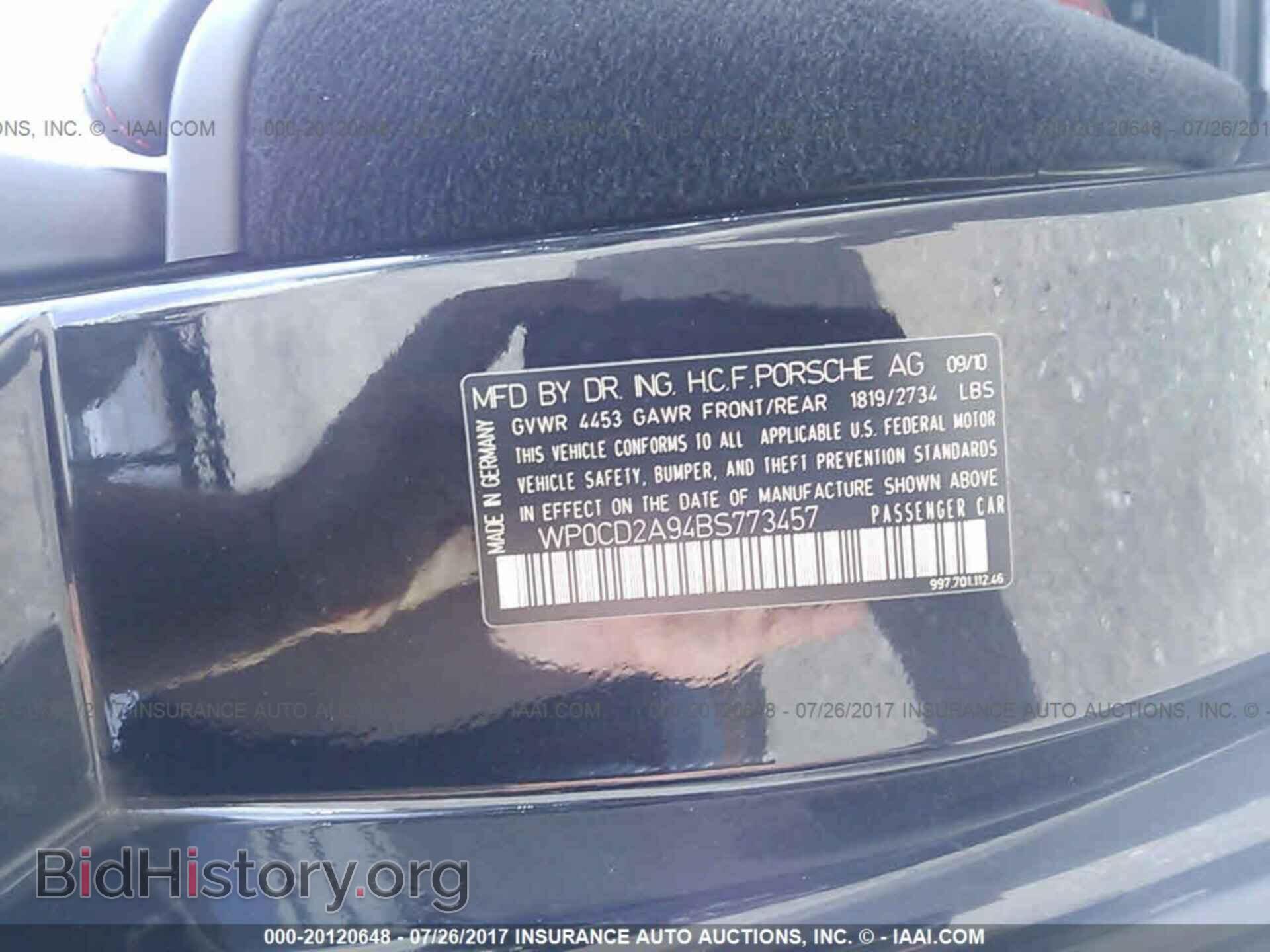 2011 Porsche 911 - VIN: WP0CD2A94BS773457 - Фото 9