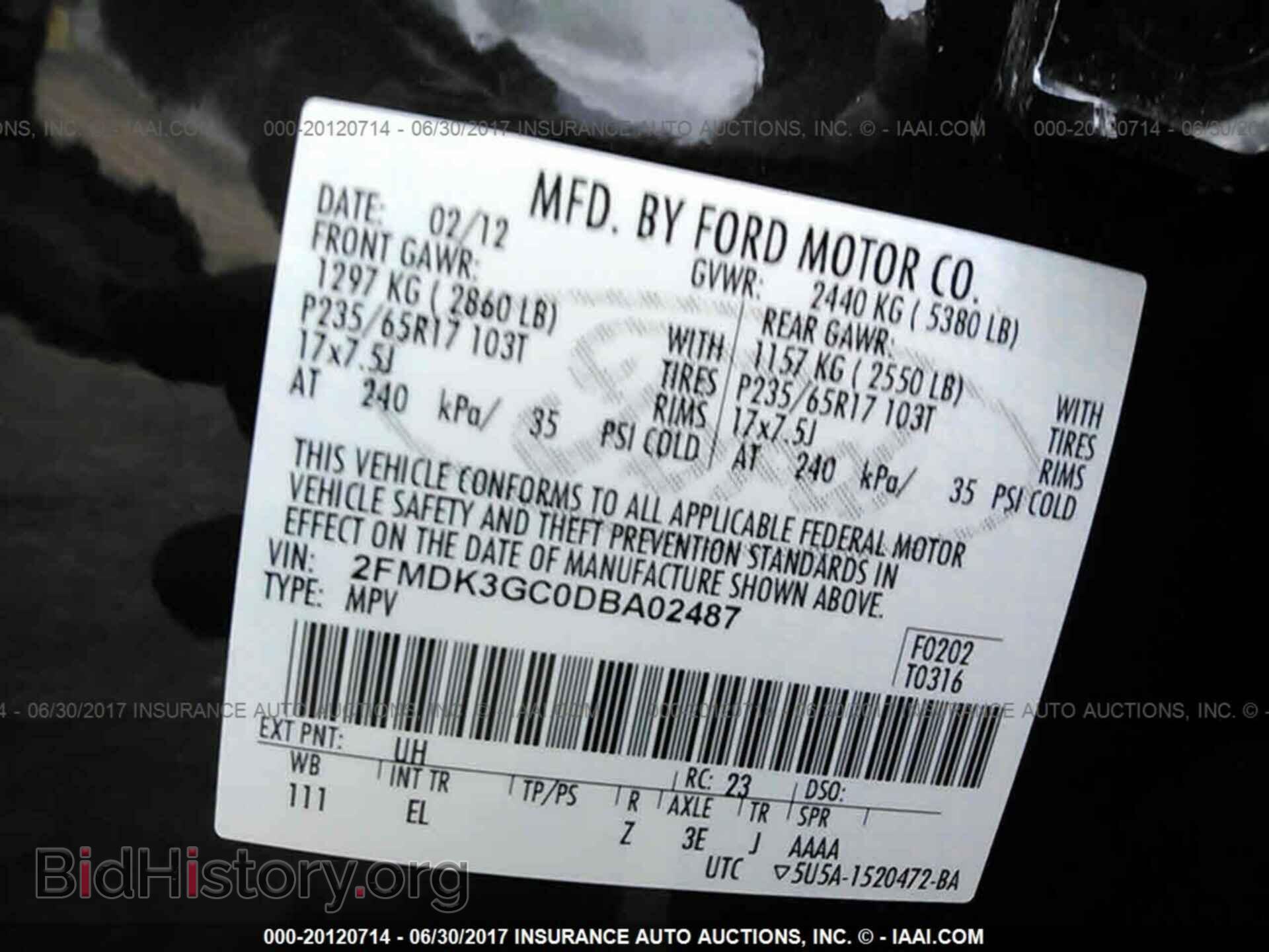 2013 Ford Edge - VIN: 2FMDK3GC0DBA02487 - Фото 9