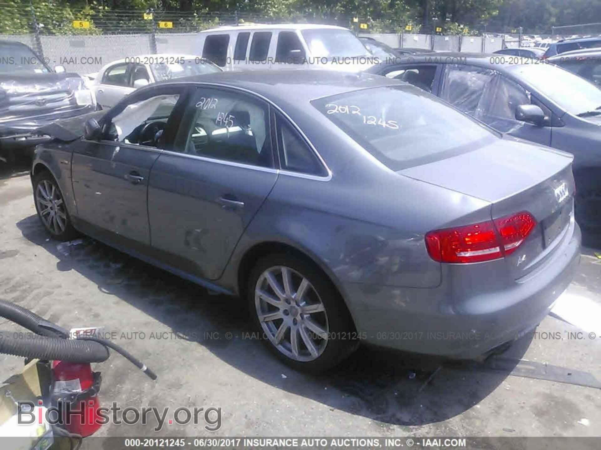 2012 Audi A4 - VIN: WAUFFAFLXCN016825 - Photo 3