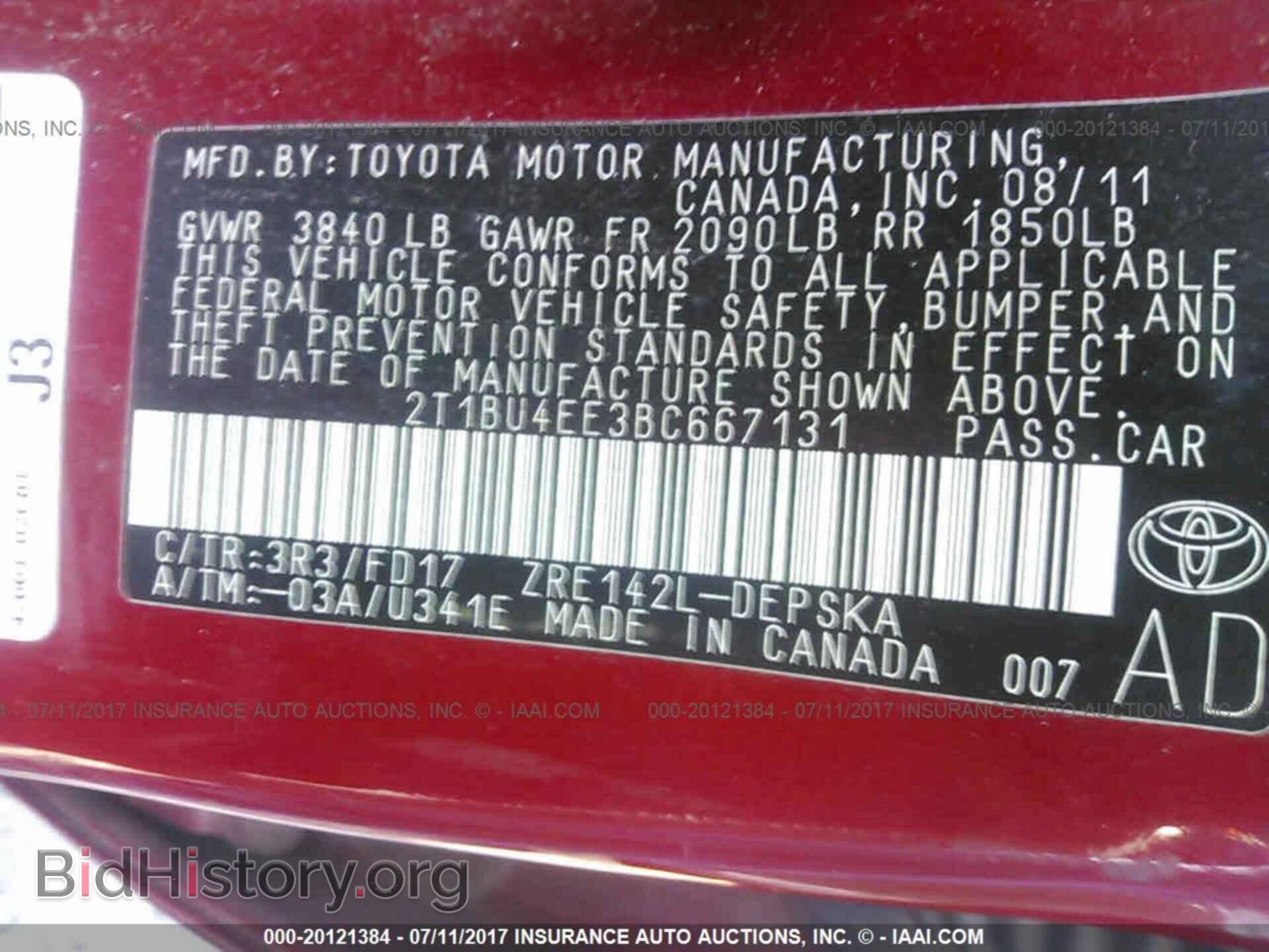 2011 Toyota Corolla - VIN: 2T1BU4EE3BC667131 - Photo 9