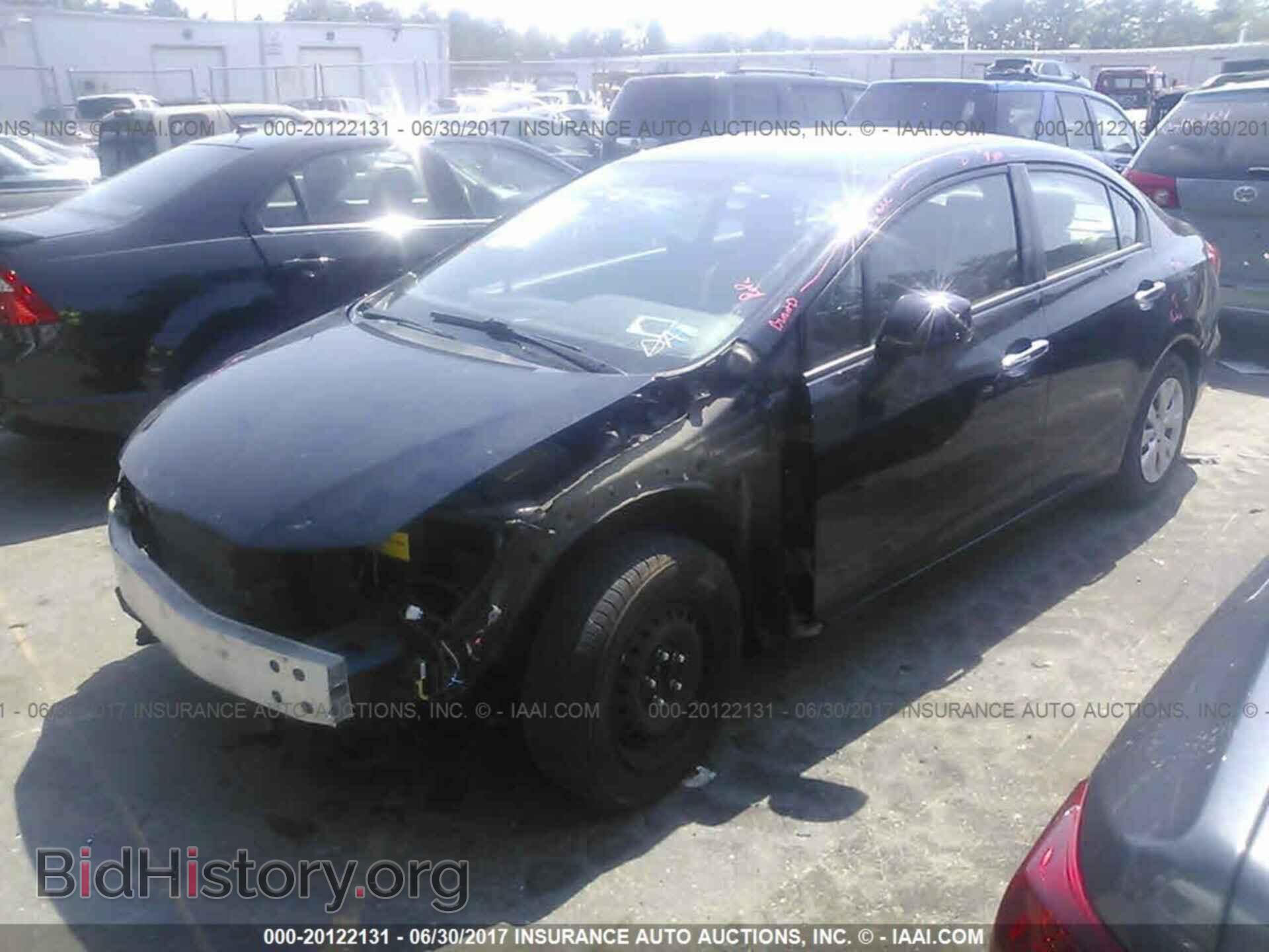2012 Honda Civic - VIN: 2HGFB2F57CH334398 - Фото 2