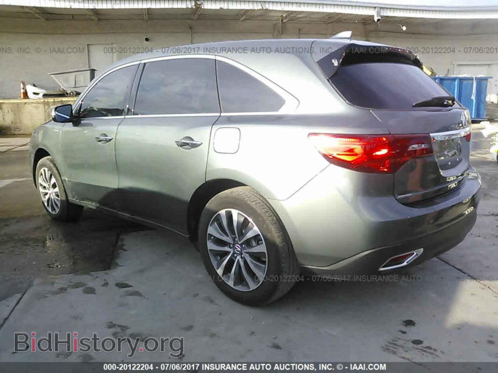 2015 Acura Mdx - VIN: 5FRYD3H4XFB013010 - Фото 3