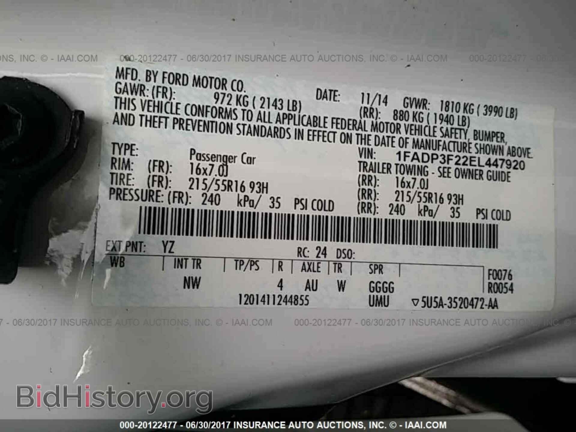 2014 Ford Focus - VIN: 1FADP3F22EL447920 - Photo 9